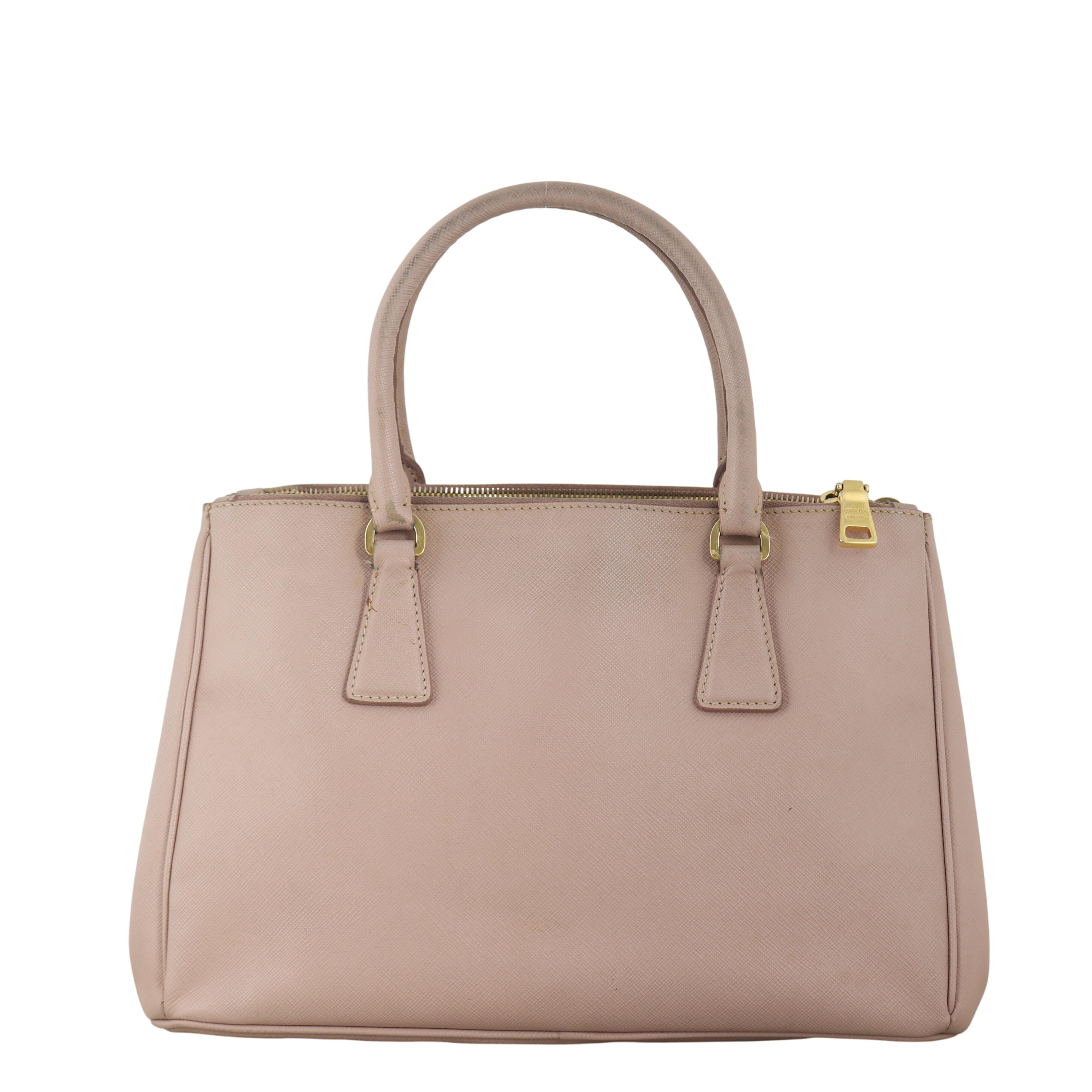 Prada Saffiano Lux Galleria Double Zip Tote Small