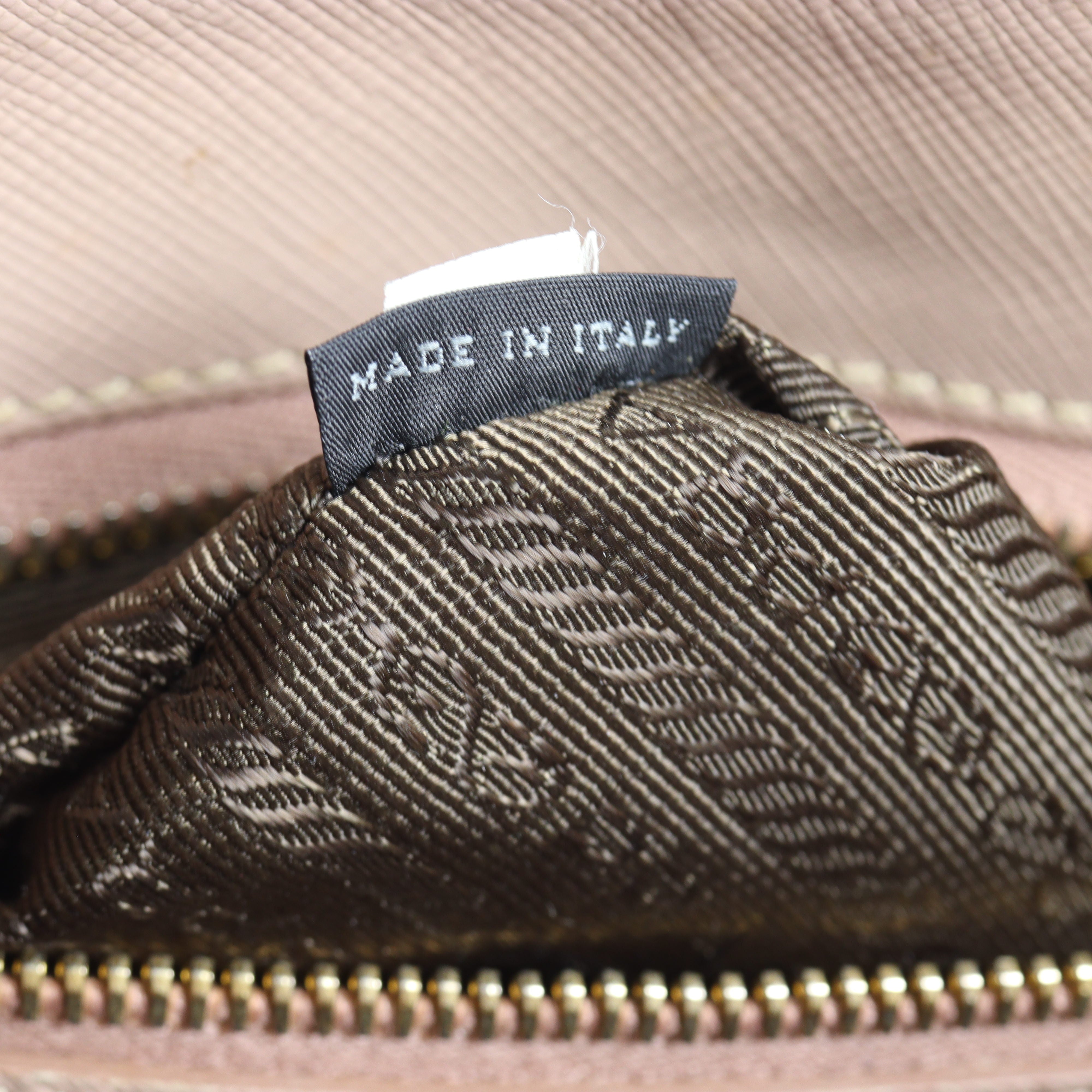 Prada Saffiano Lux Galleria Double Zip Tote Small