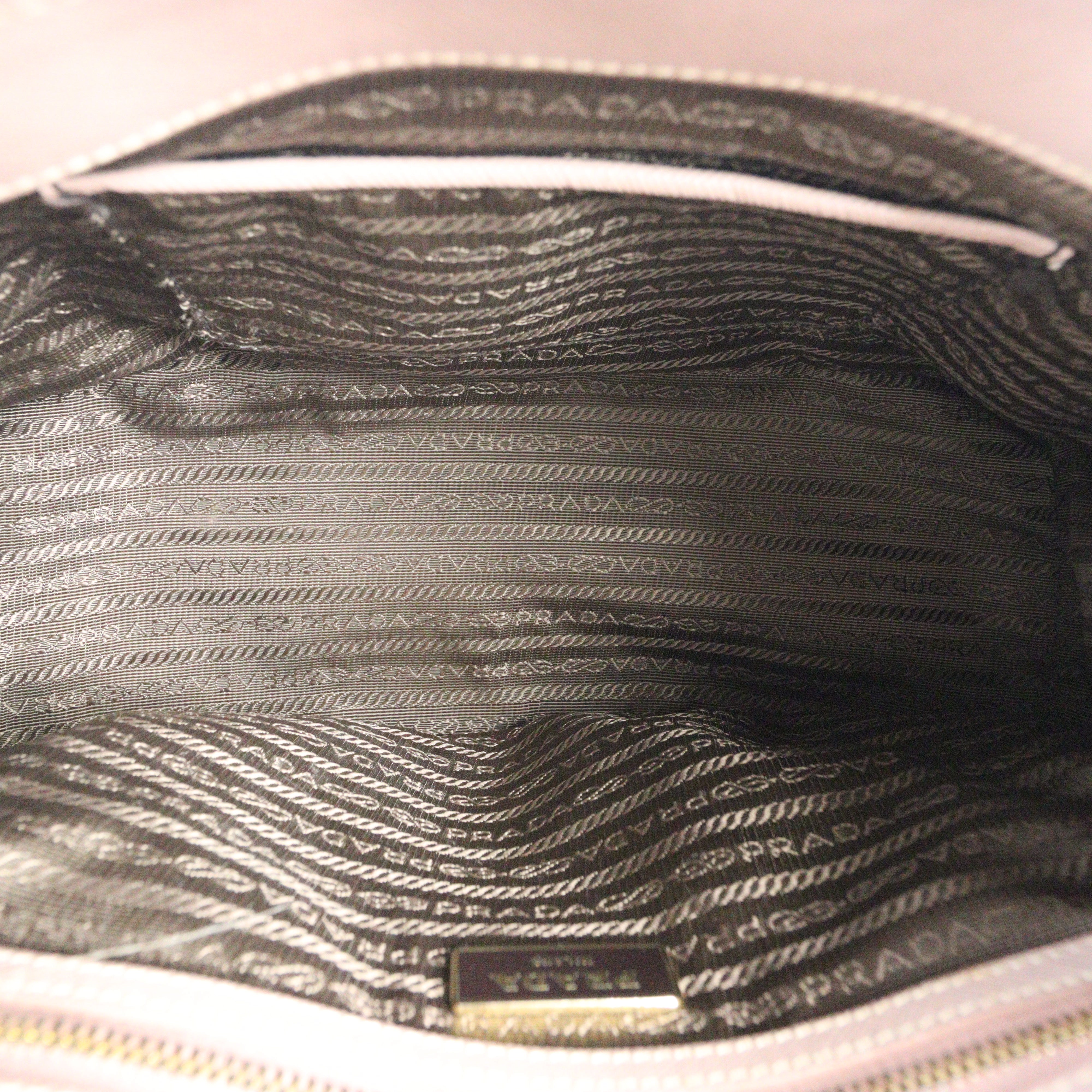 Prada Saffiano Lux Galleria Double Zip Tote Small