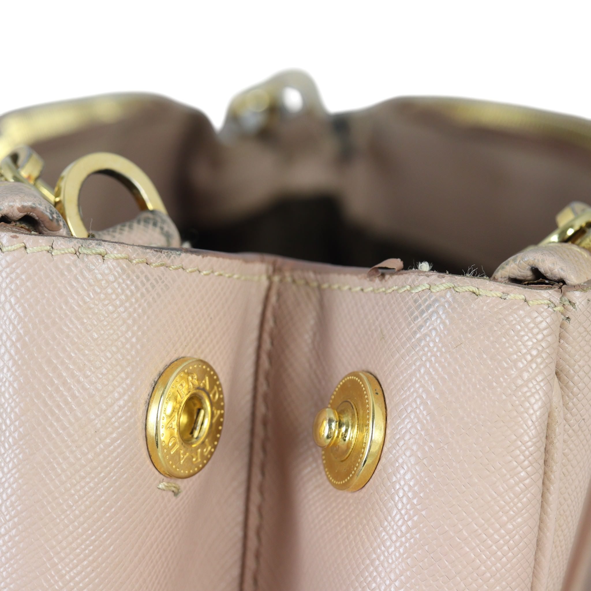 Prada Saffiano Lux Galleria Double Zip Tote Small