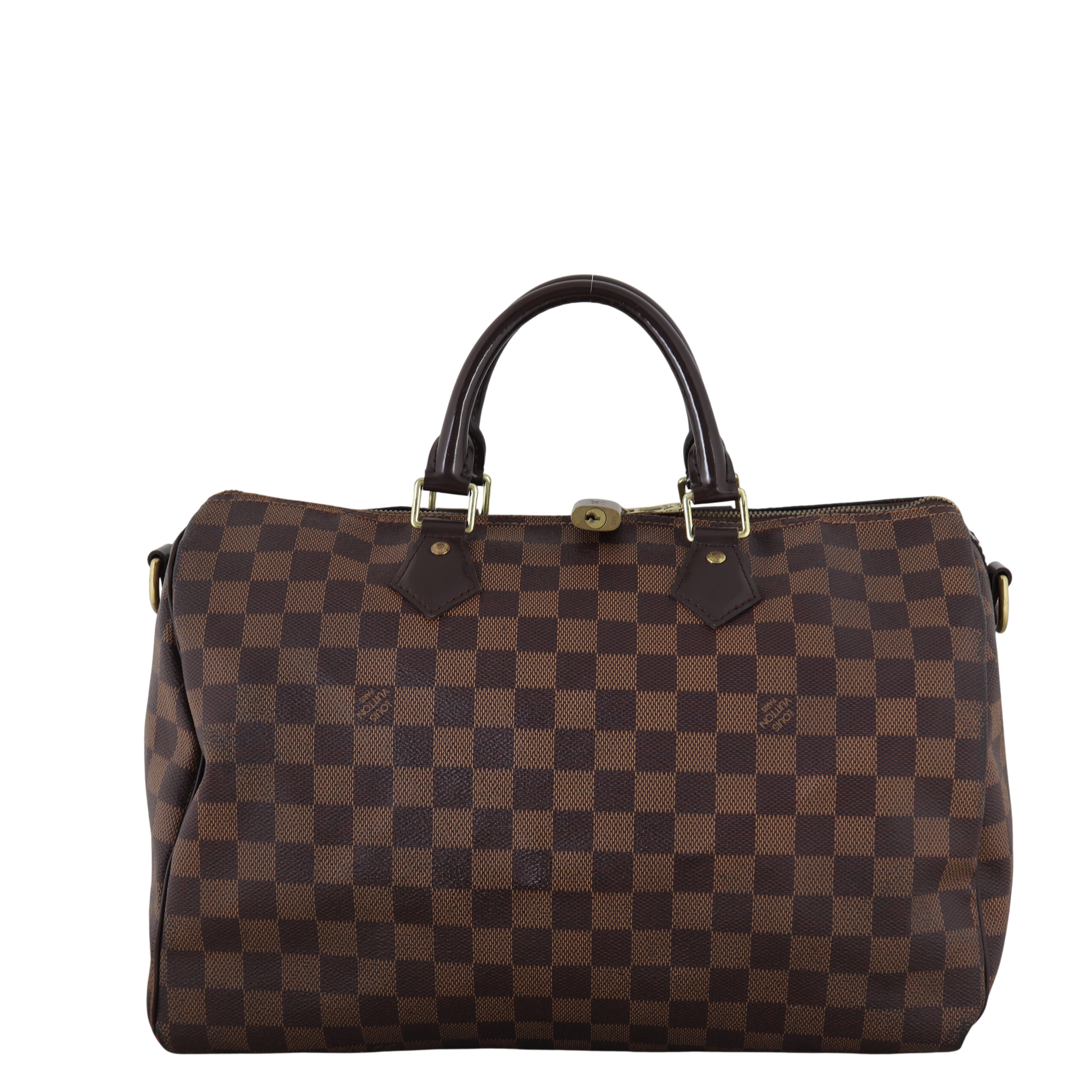 Louis Vuitton Speedy 35 Bandouliere Damier Ebene