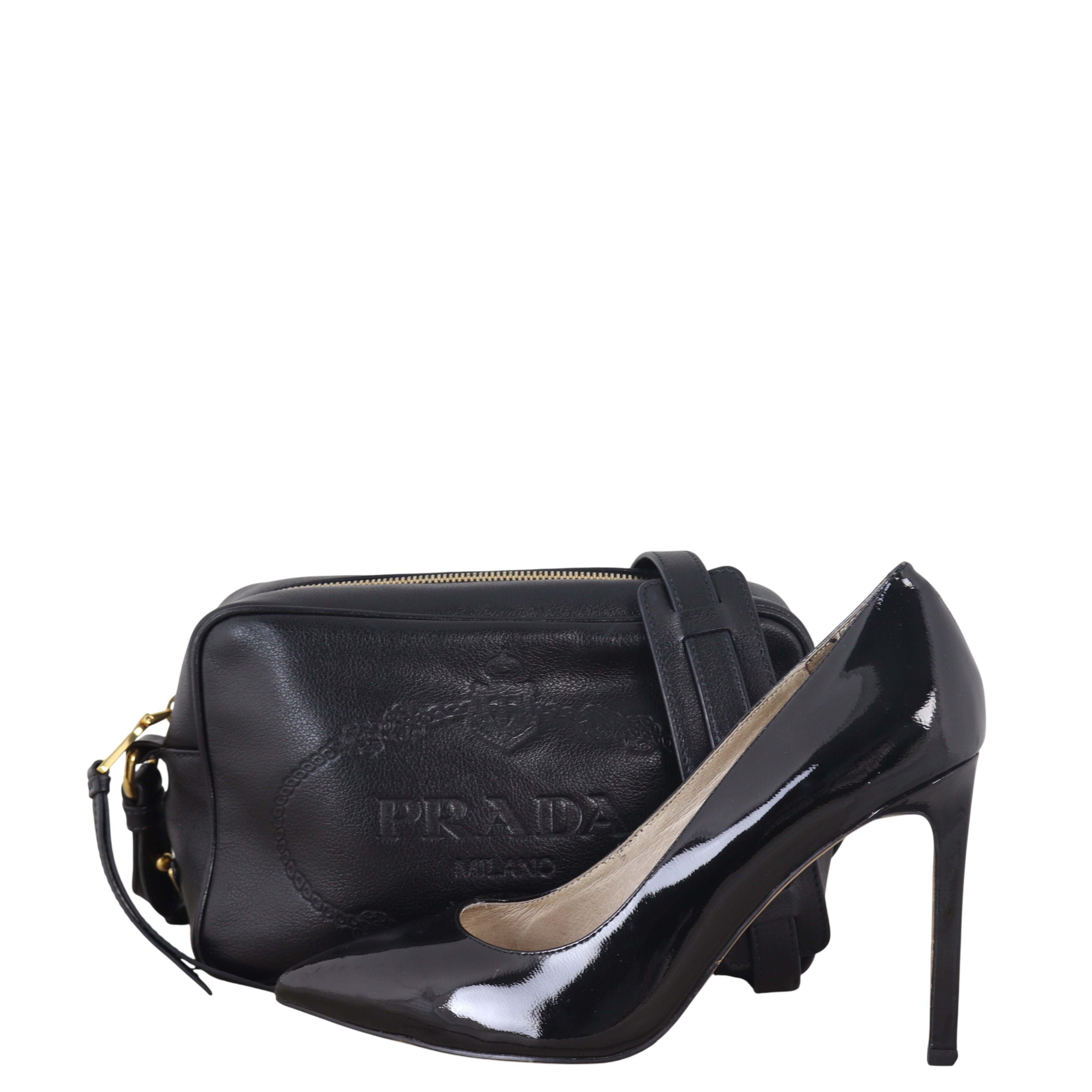 Prada Logo Camera Bag