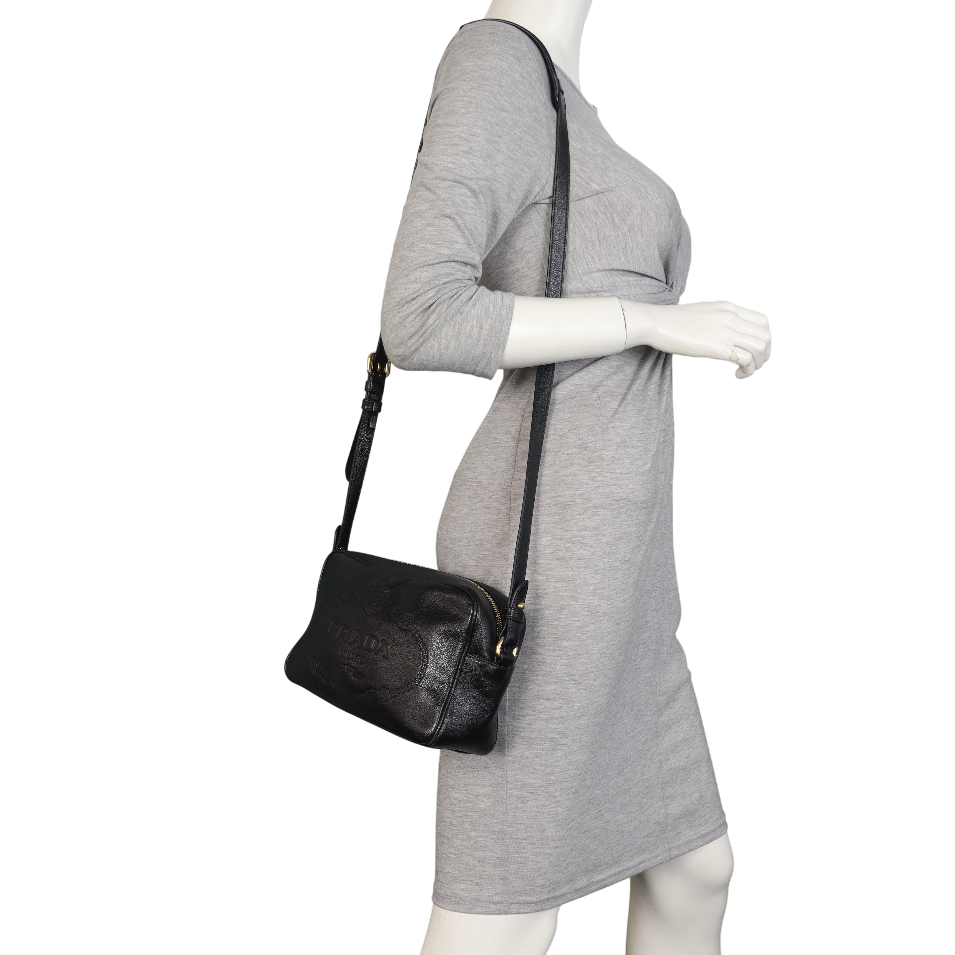 Prada Logo Camera Bag