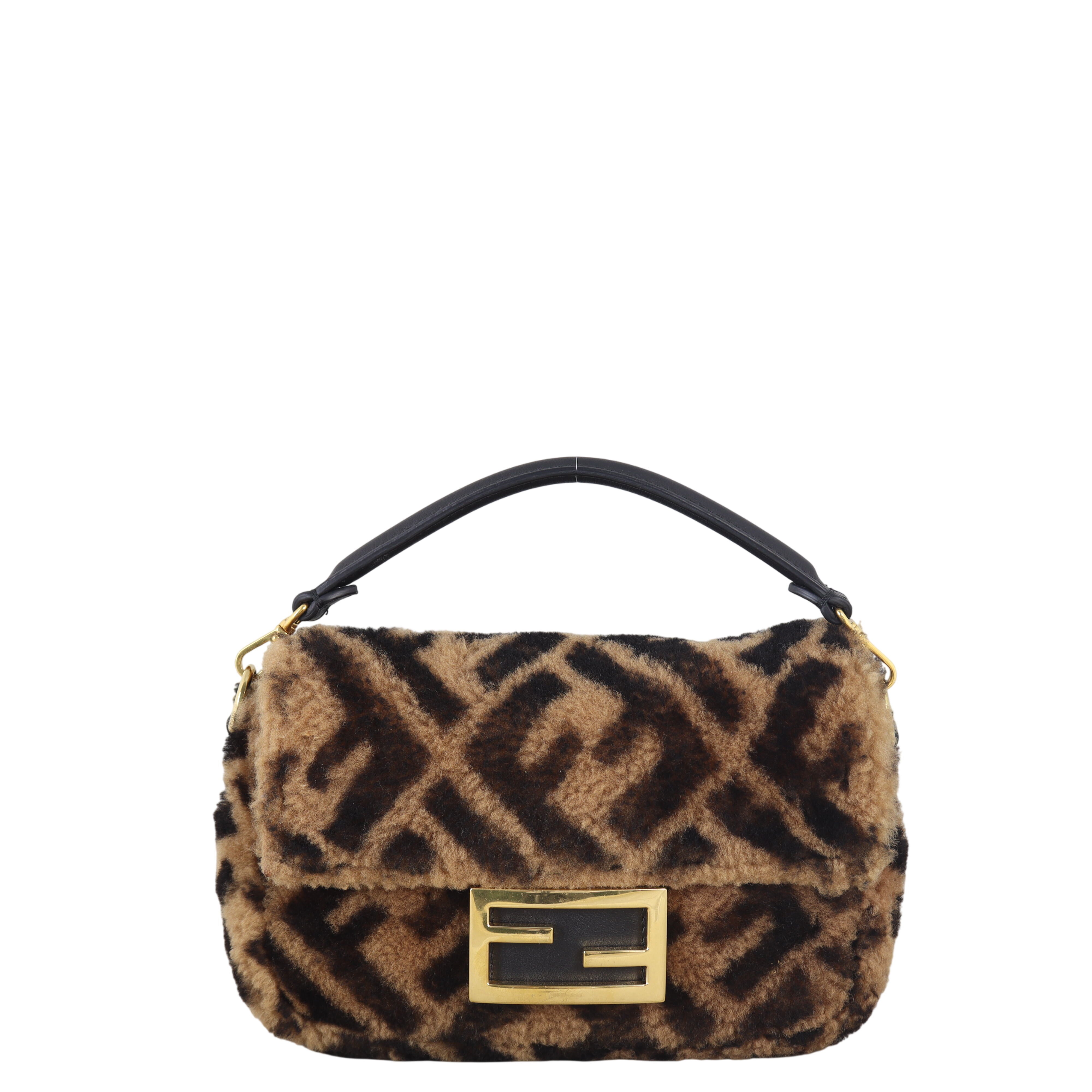 Fendi Baguette Bag Mini Shearling