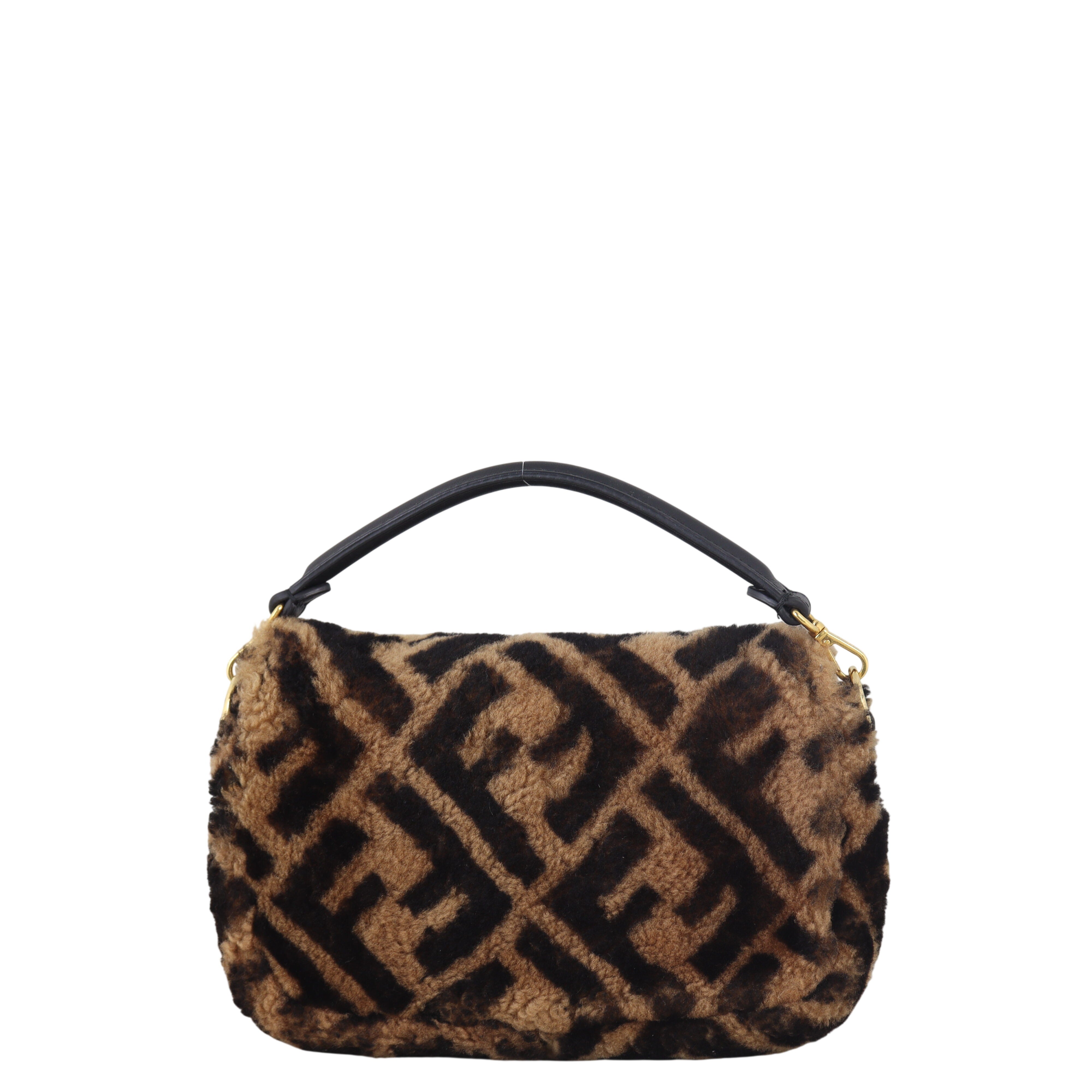Fendi Baguette Bag Mini Shearling