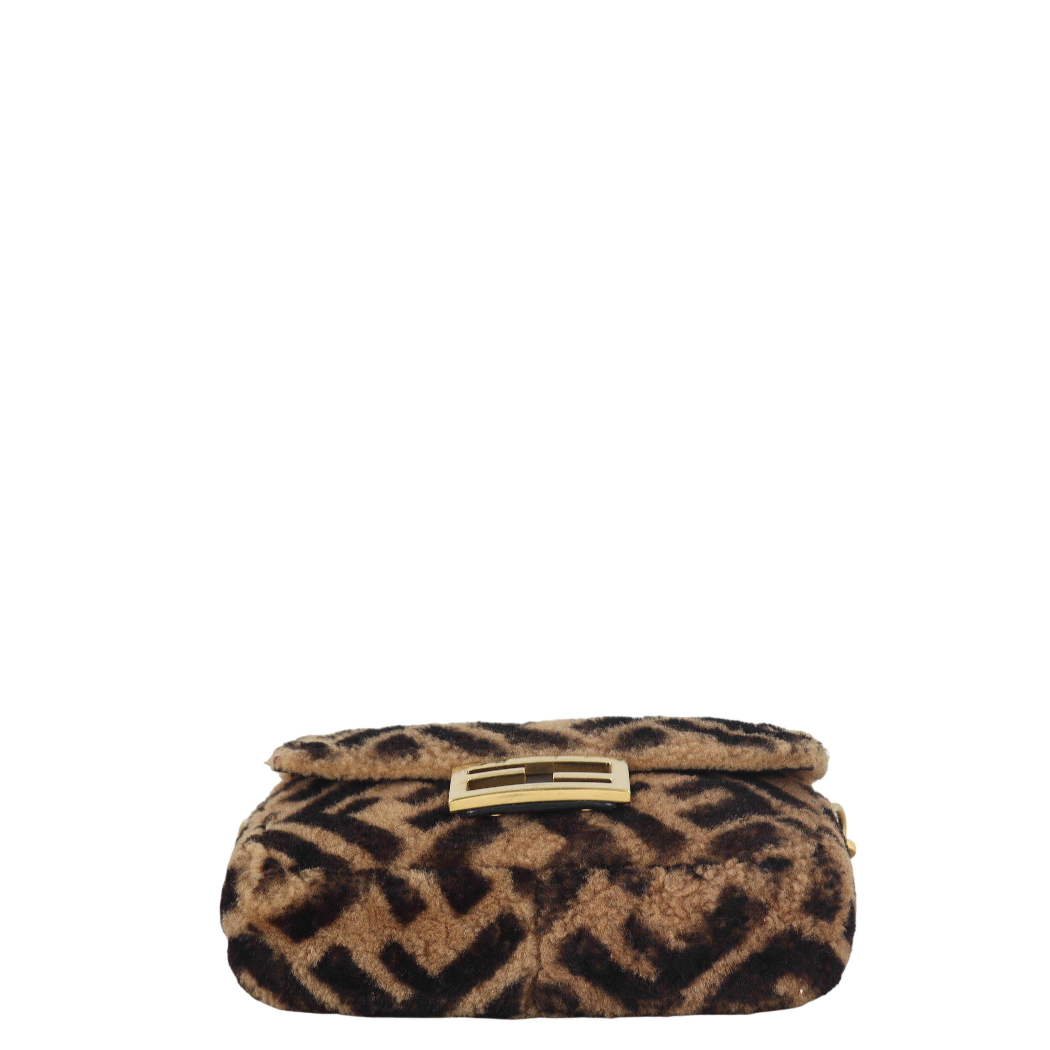 Fendi Baguette Bag Mini Shearling