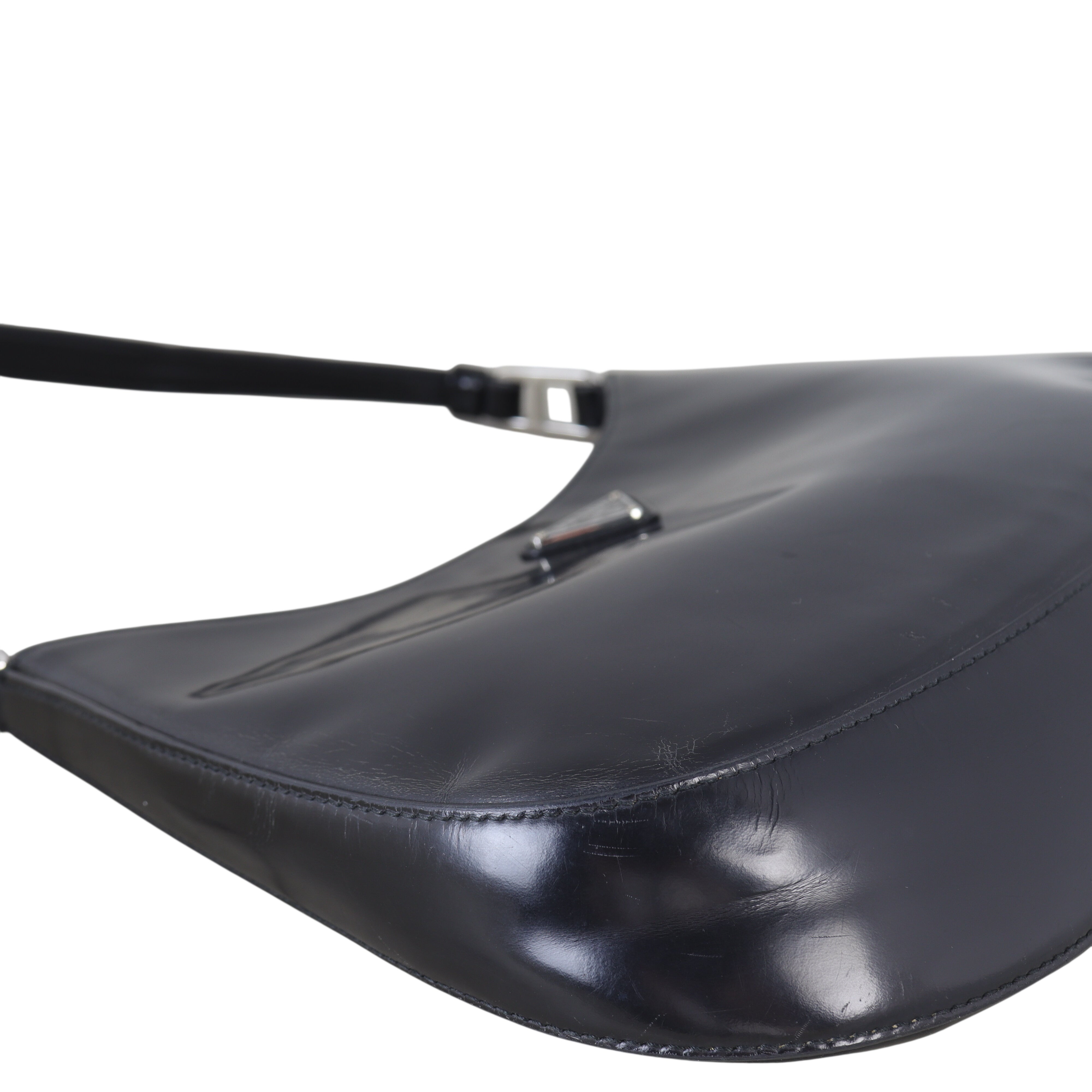 Prada Cleo Shoulder Bag Brushed Leather