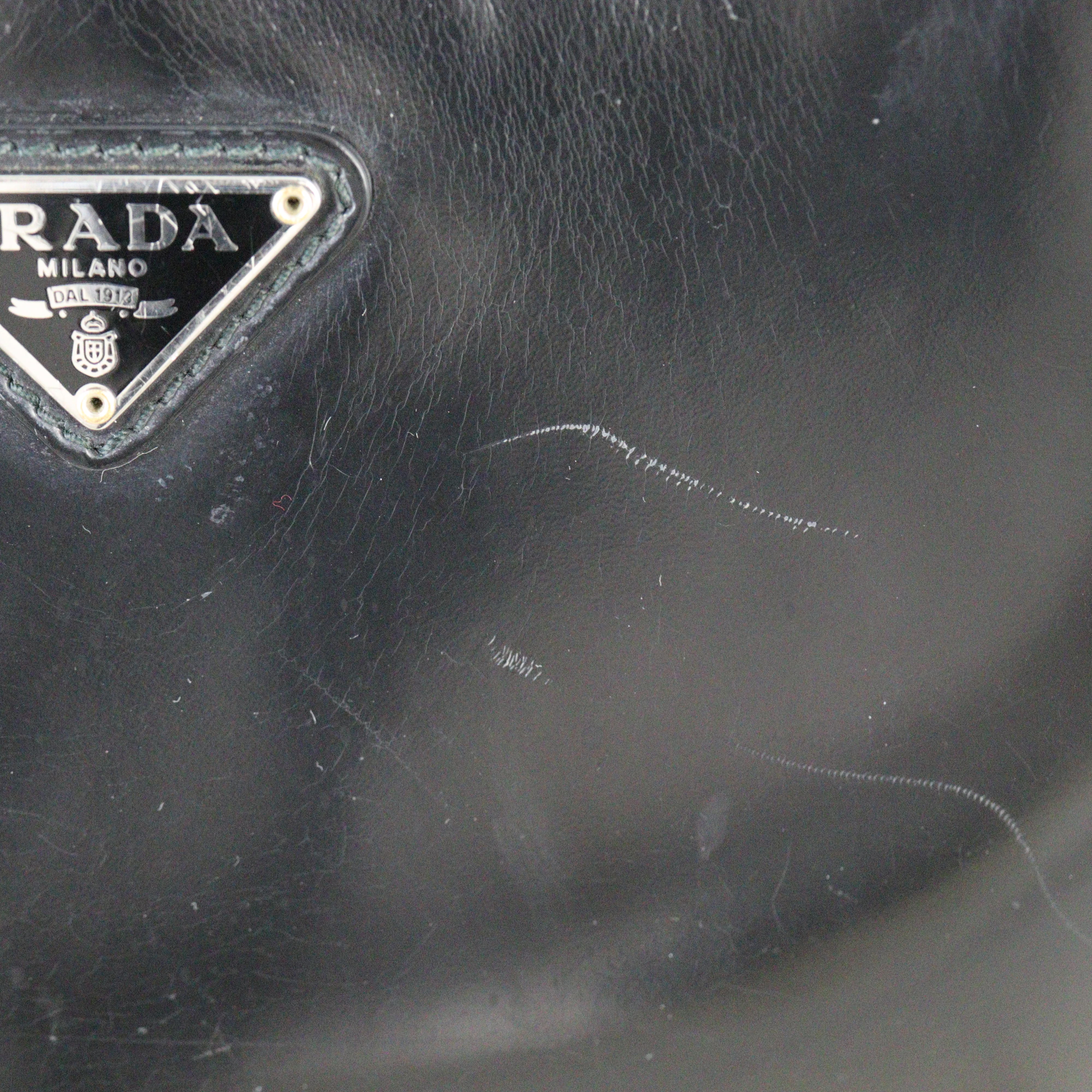 Prada Cleo Shoulder Bag Brushed Leather