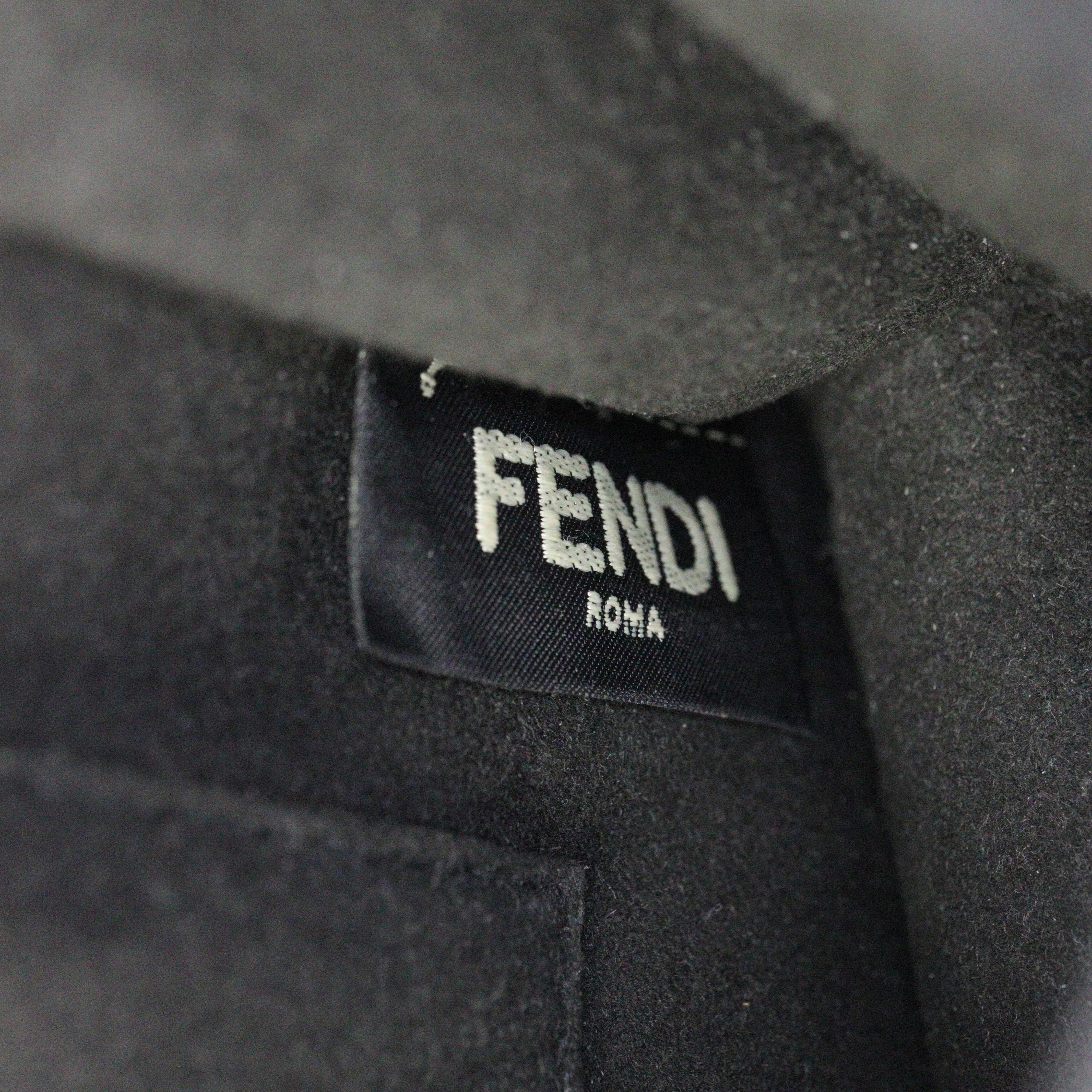 Fendi Kan I Metal Stud Crossbody Small