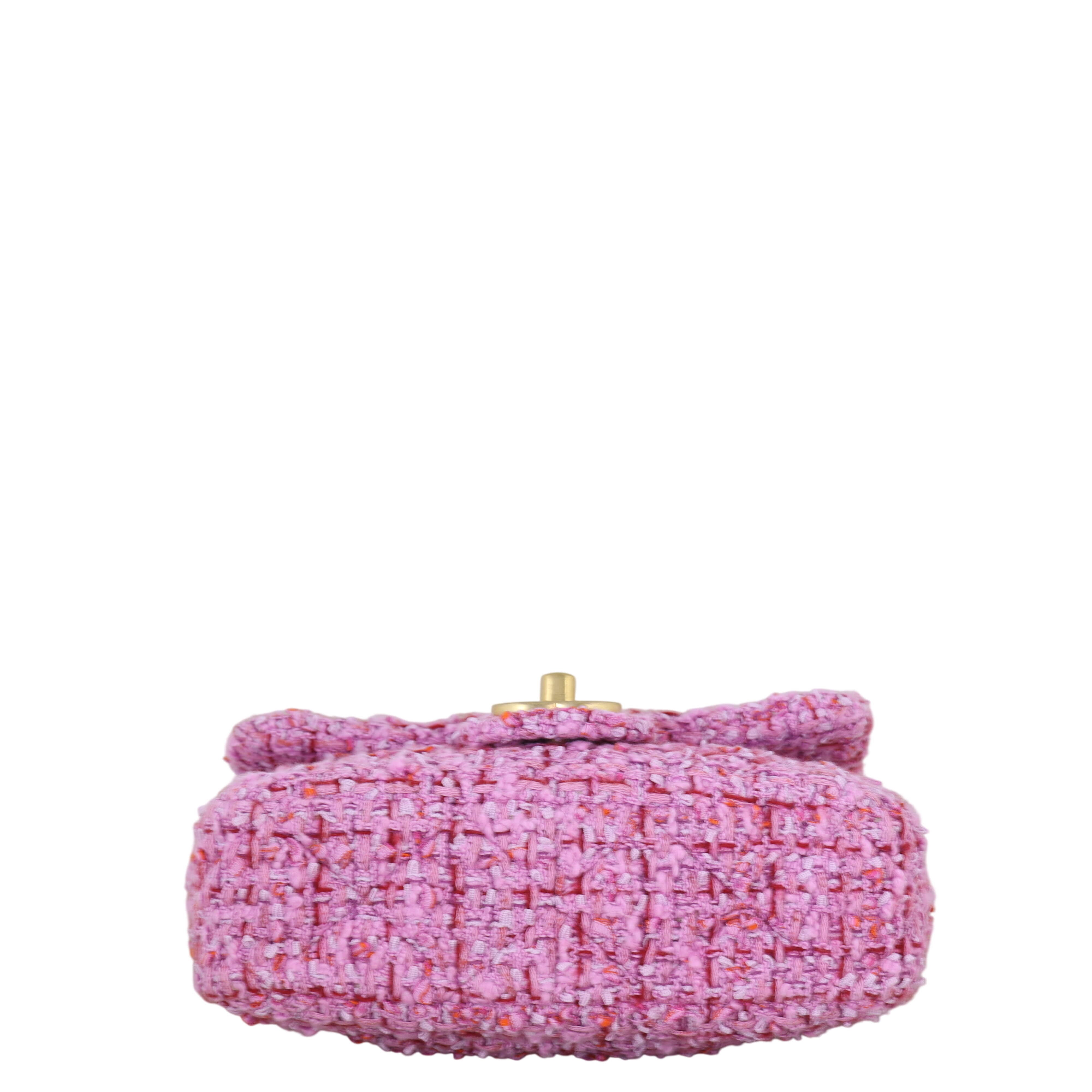 Chanel Classic Flap Mini Square Bag Tweed