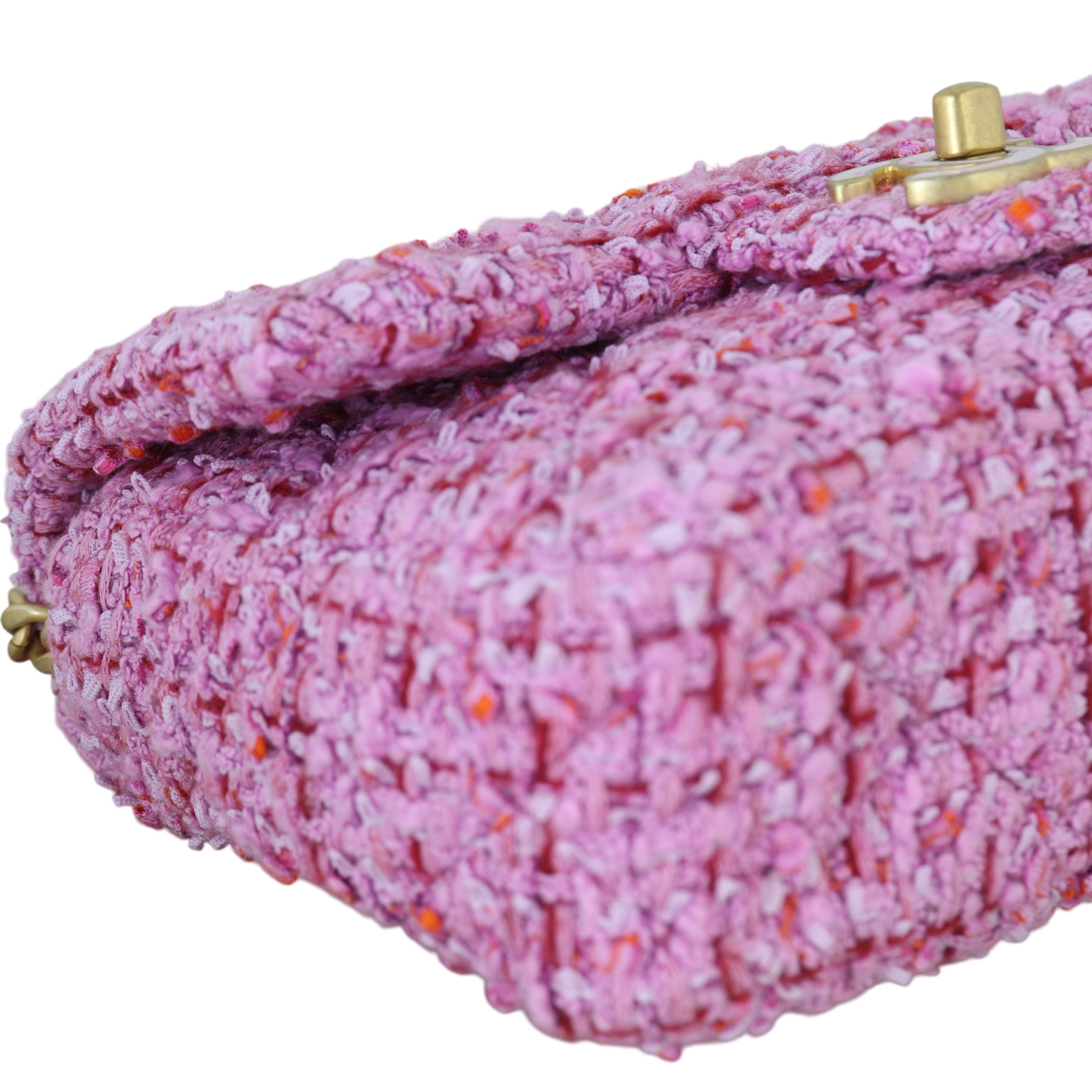 Chanel Classic Flap Mini Square Bag Tweed