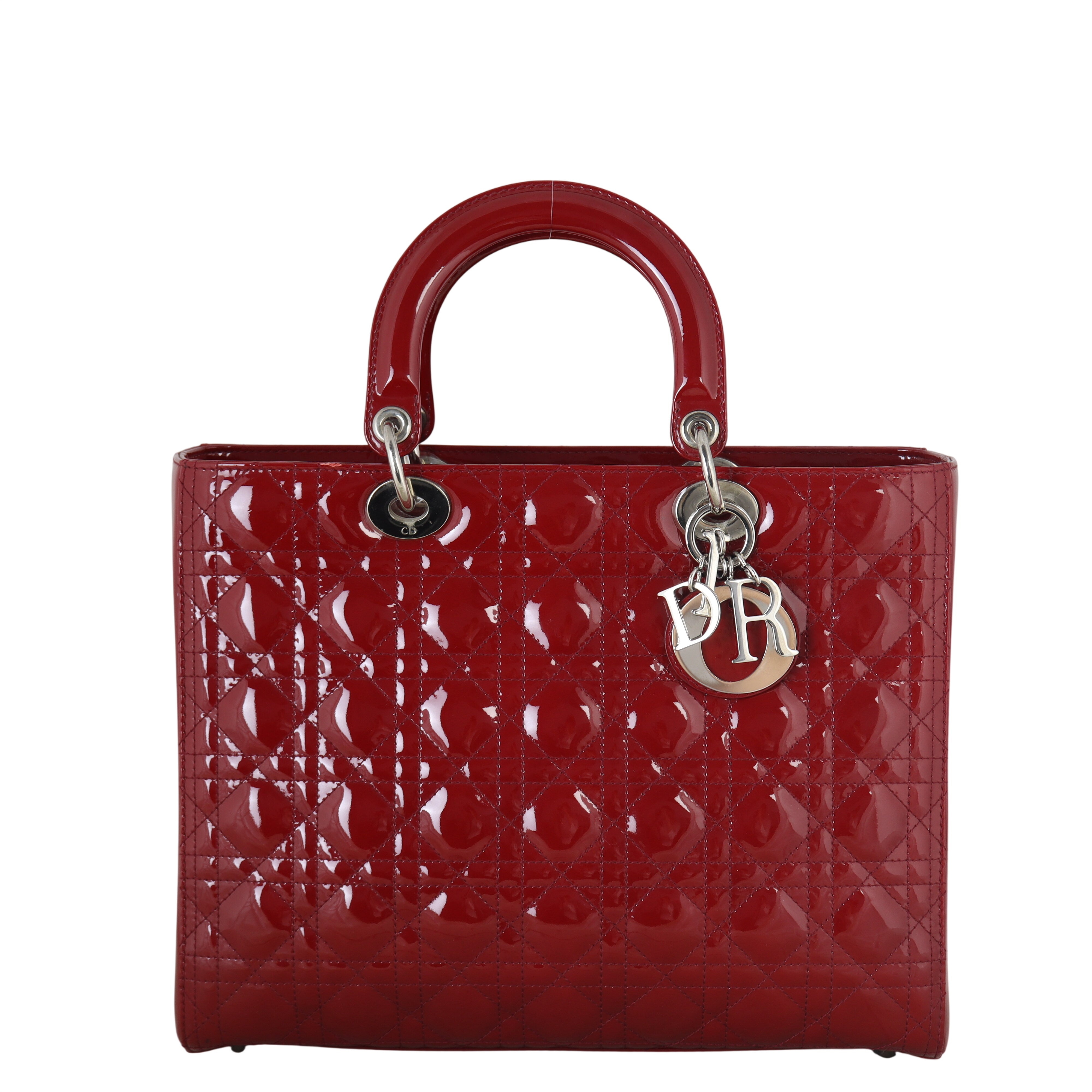Dior Lady Dior Large Patent