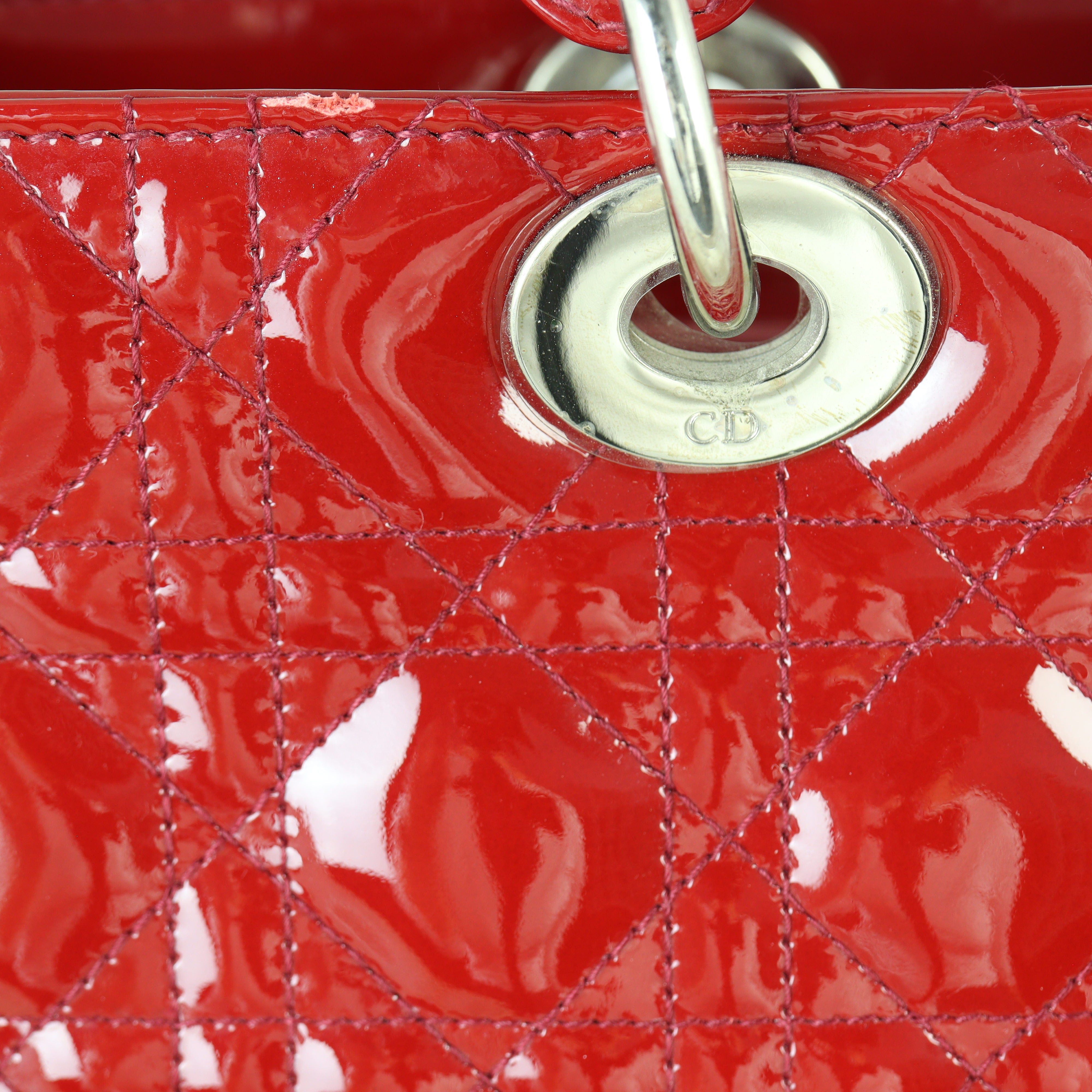 Dior Lady Dior Large Patent