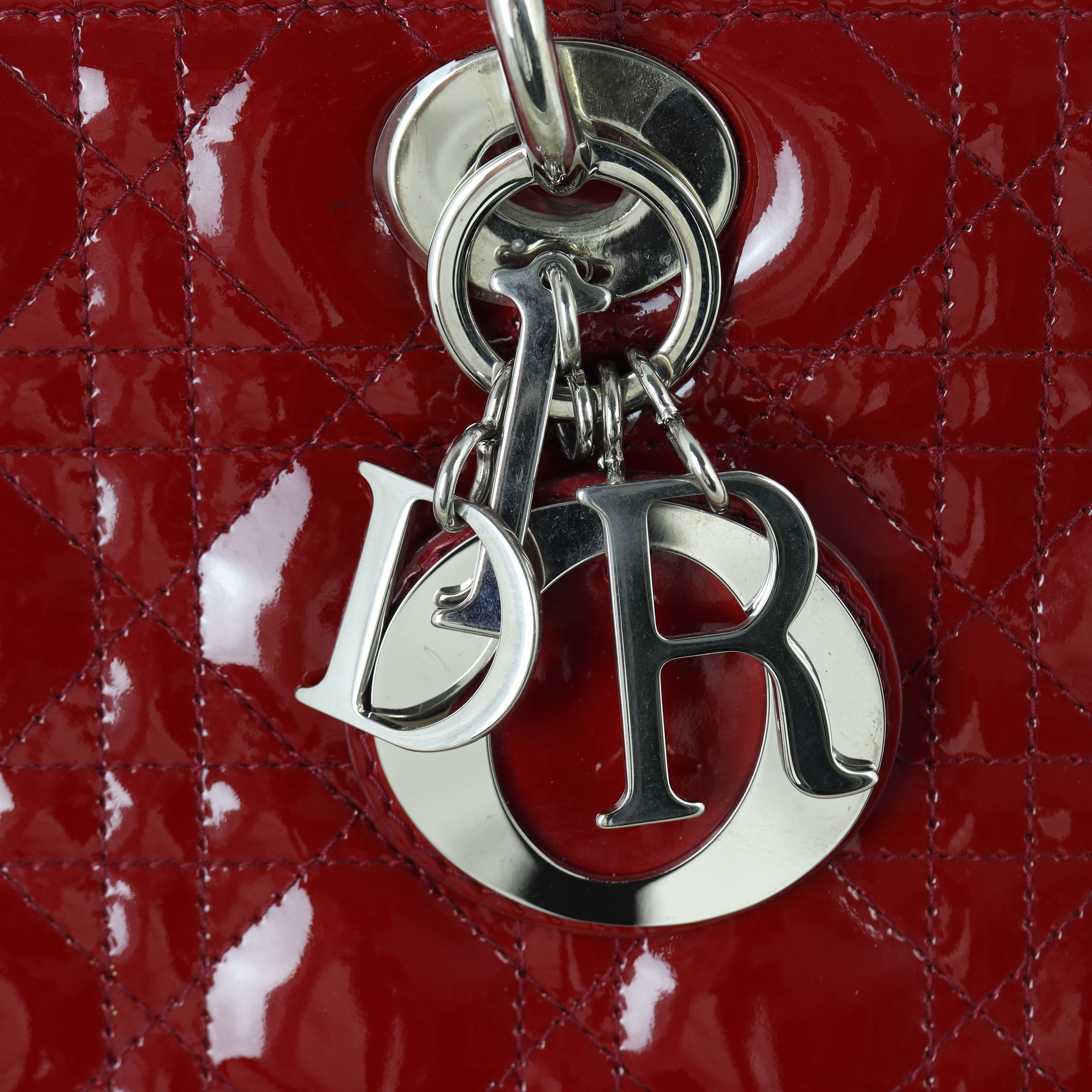 Dior Lady Dior Large Patent