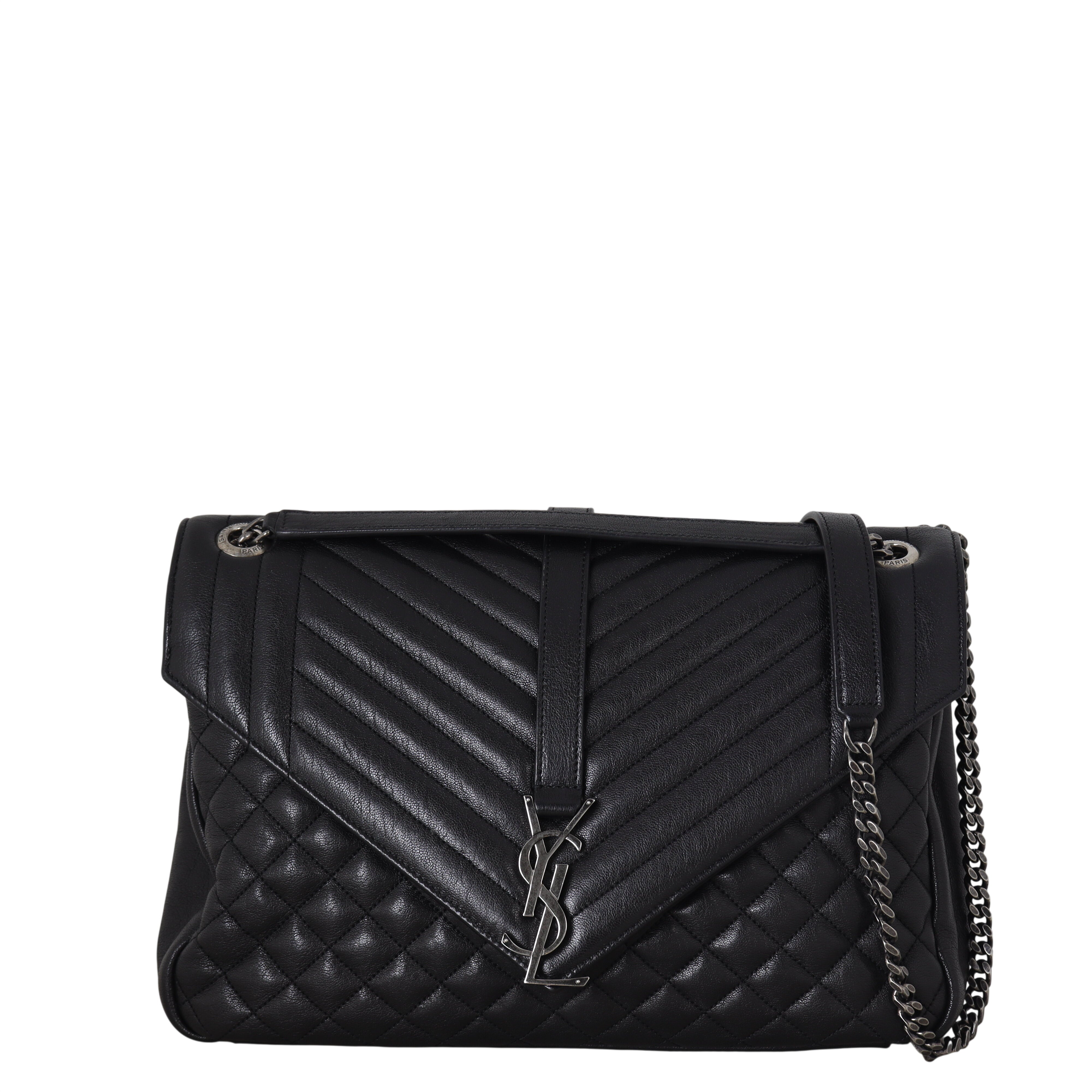 Saint Laurent Classic Medium Tri-Quilt Soft Envelope