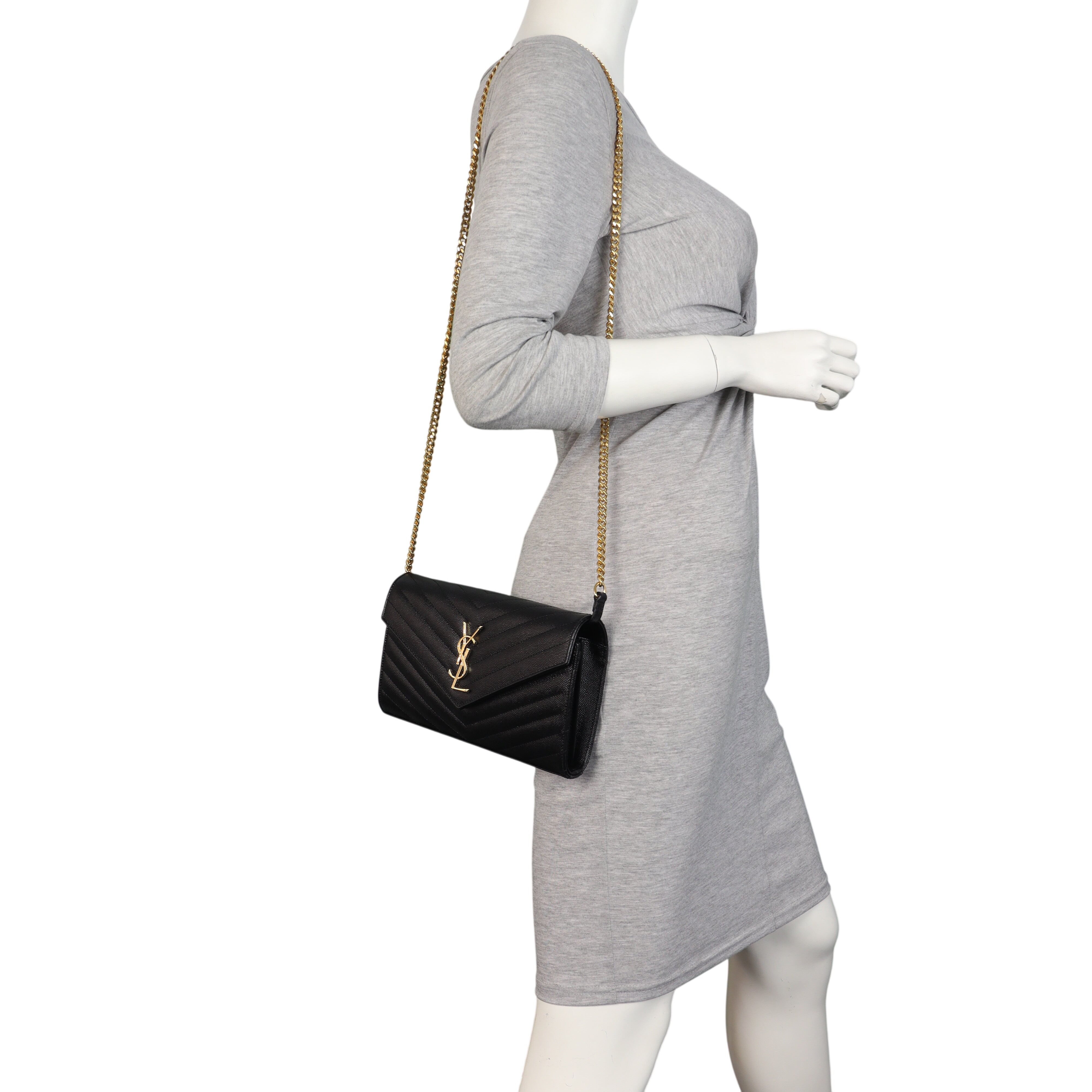 Saint Laurent Cassandre Chain Wallet