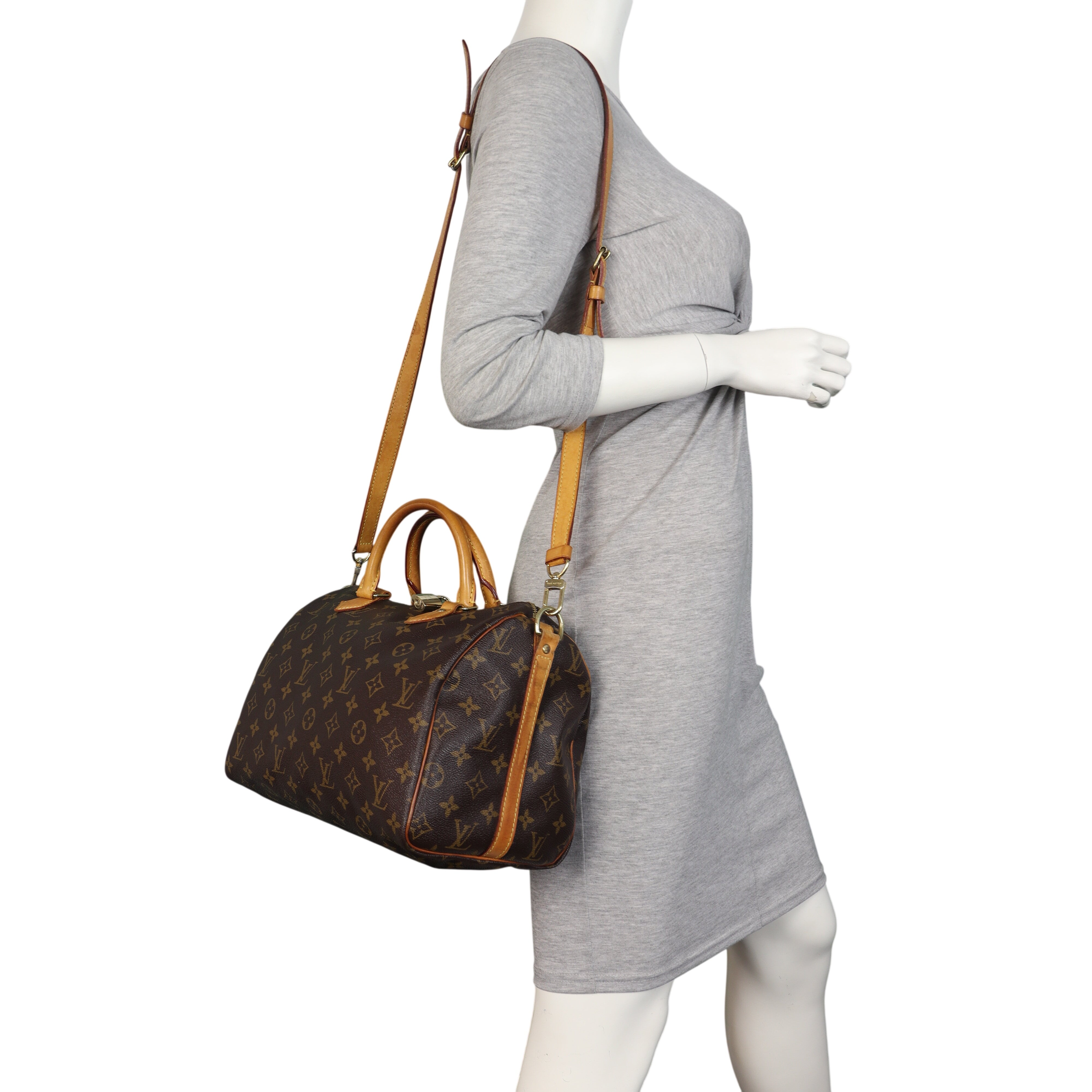 Louis Vuitton Speedy 30 Bandouliere Monogram