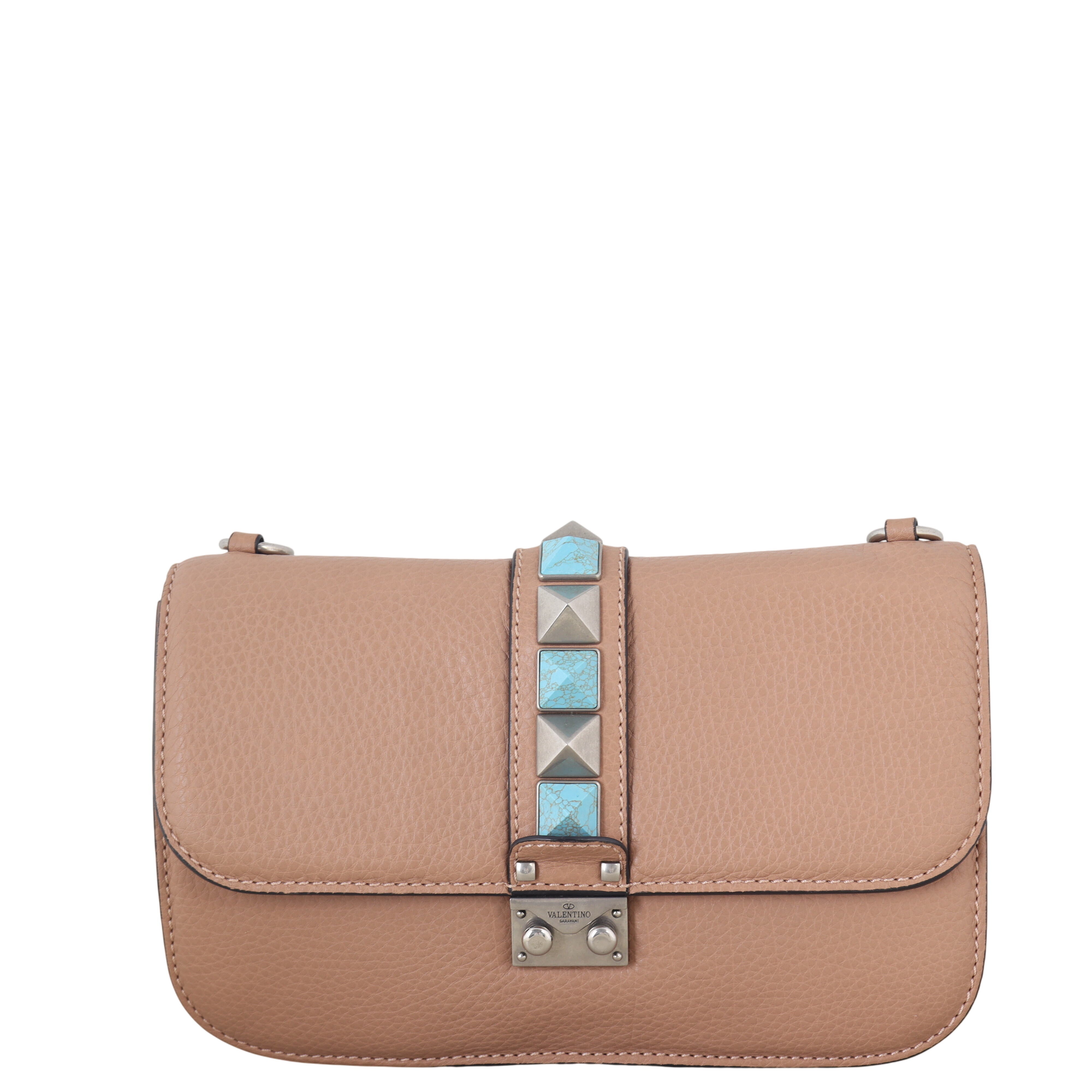 Valentino Glam Lock Medium Shoulder Bag