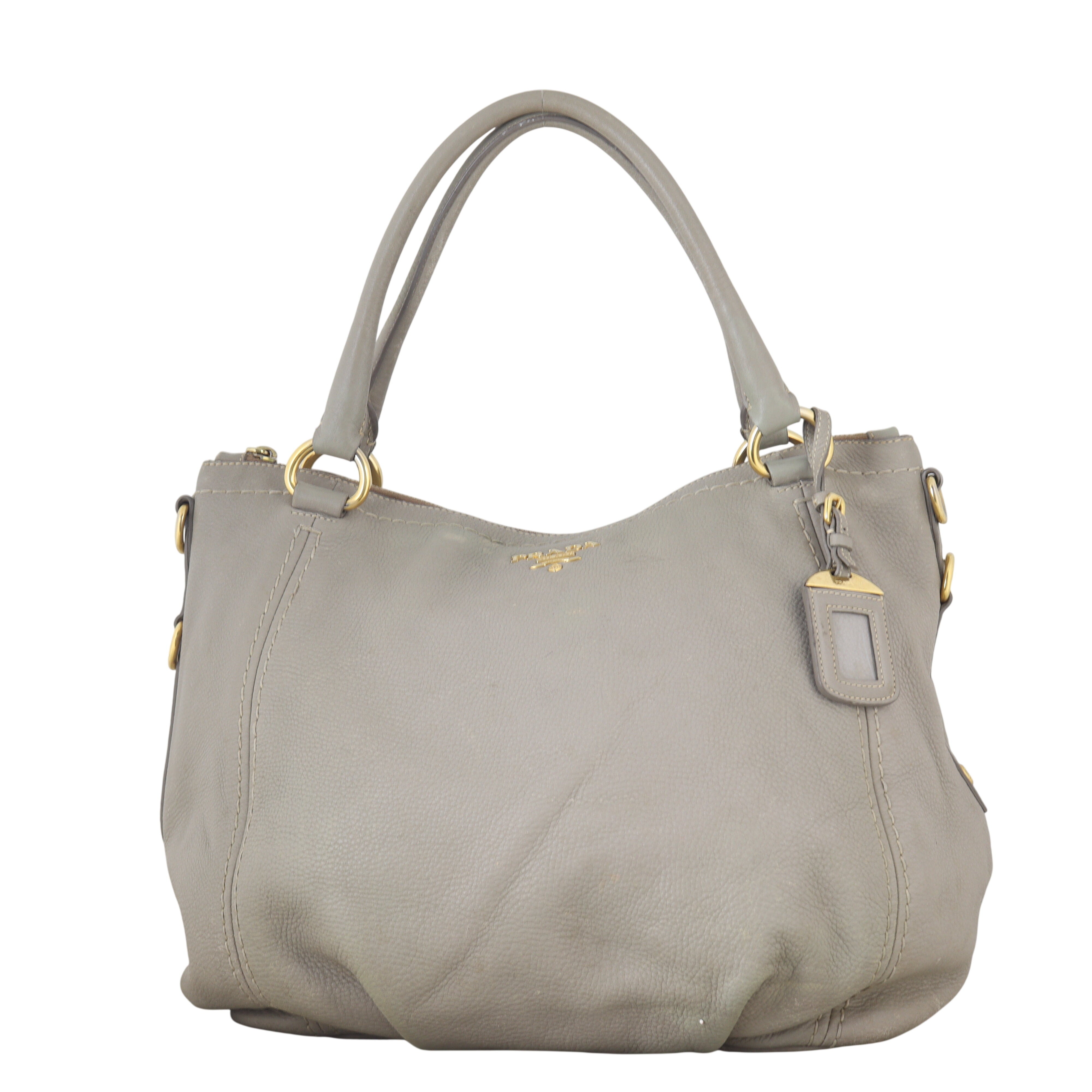 Prada Vitello Daino Two Way Tote