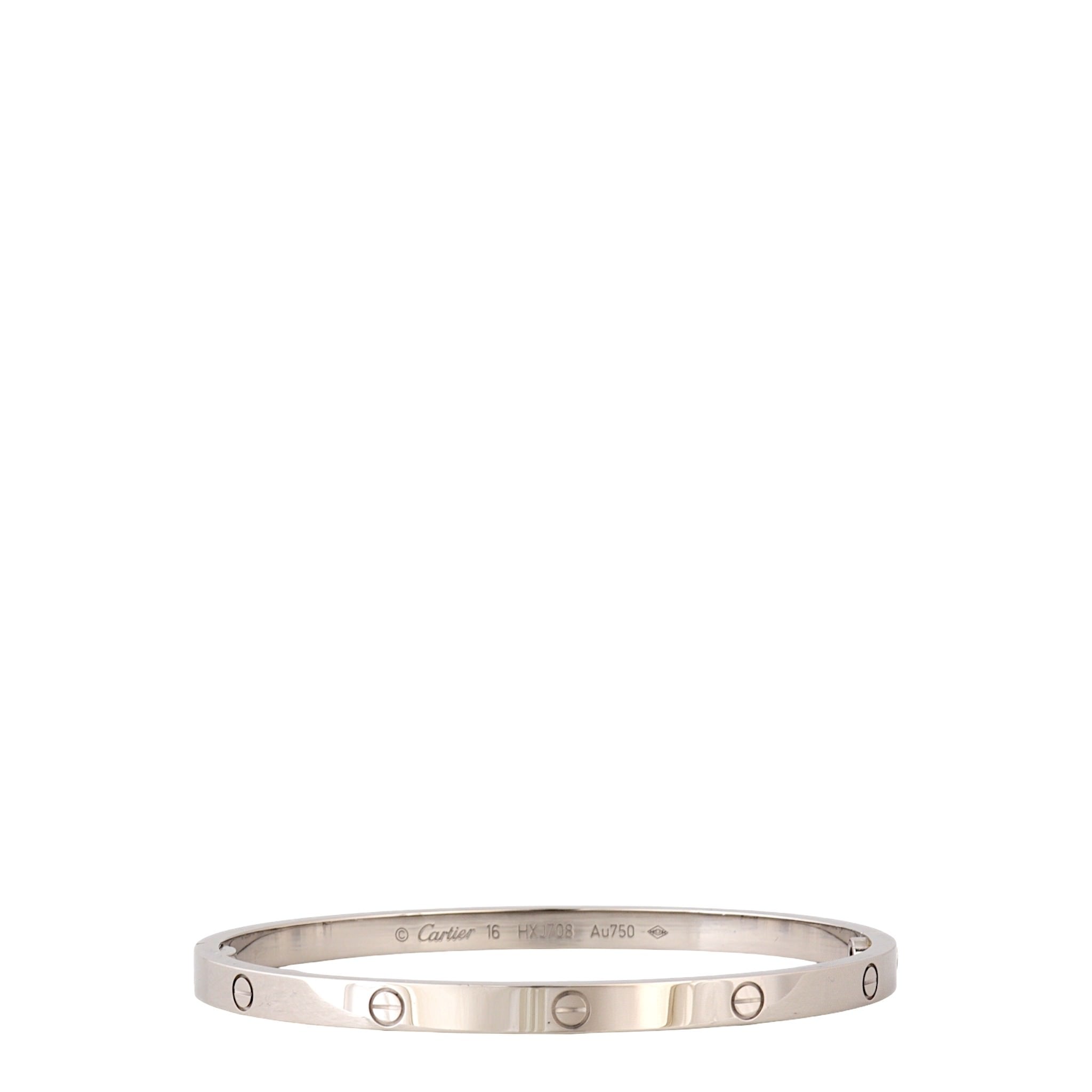 Cartier Small Love Bracelet 18k White Gold