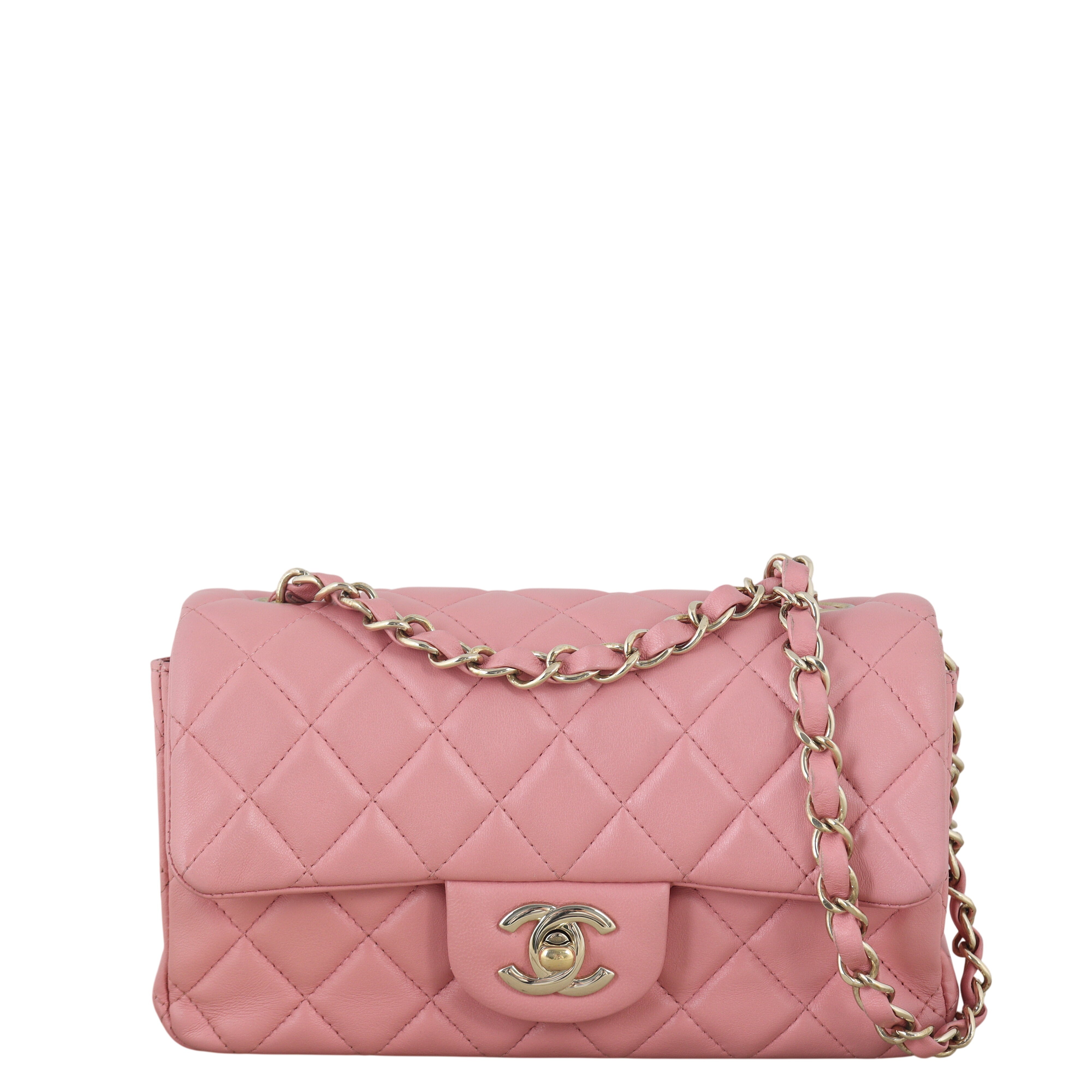 Chanel Classic Flap Mini Rectangular Bag Lambskin