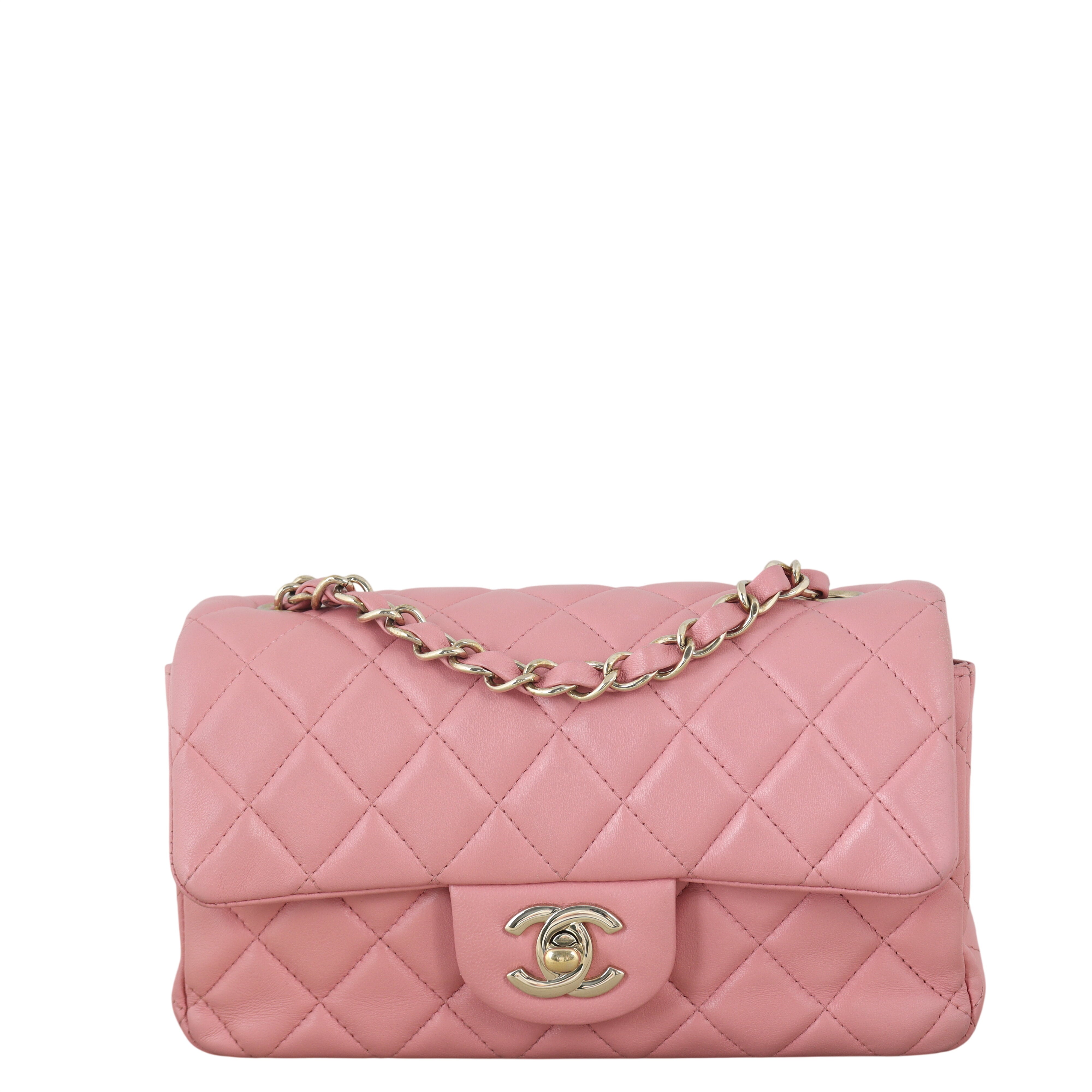 Chanel Classic Flap Mini Rectangular Bag Lambskin