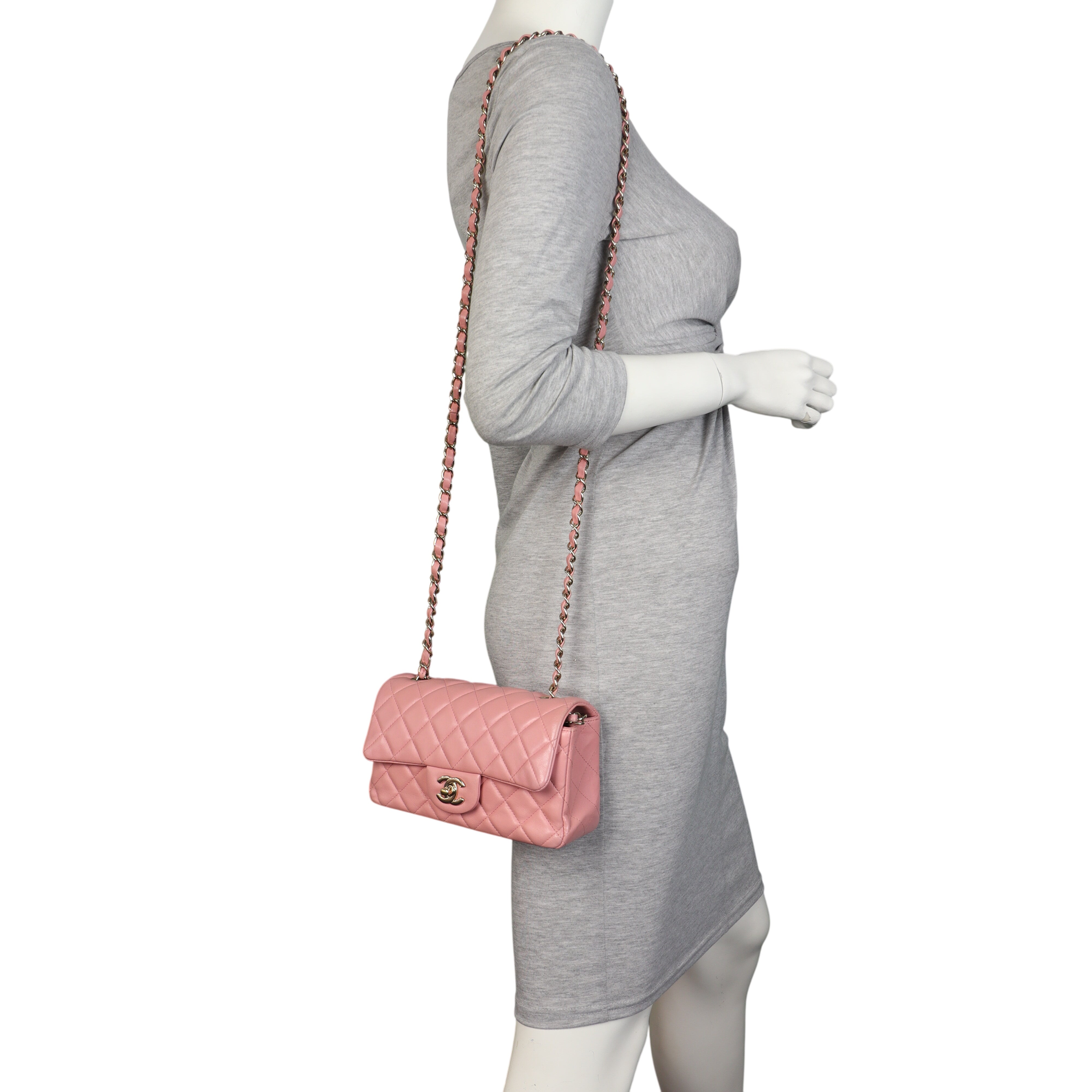 Chanel Classic Flap Mini Rectangular Bag Lambskin