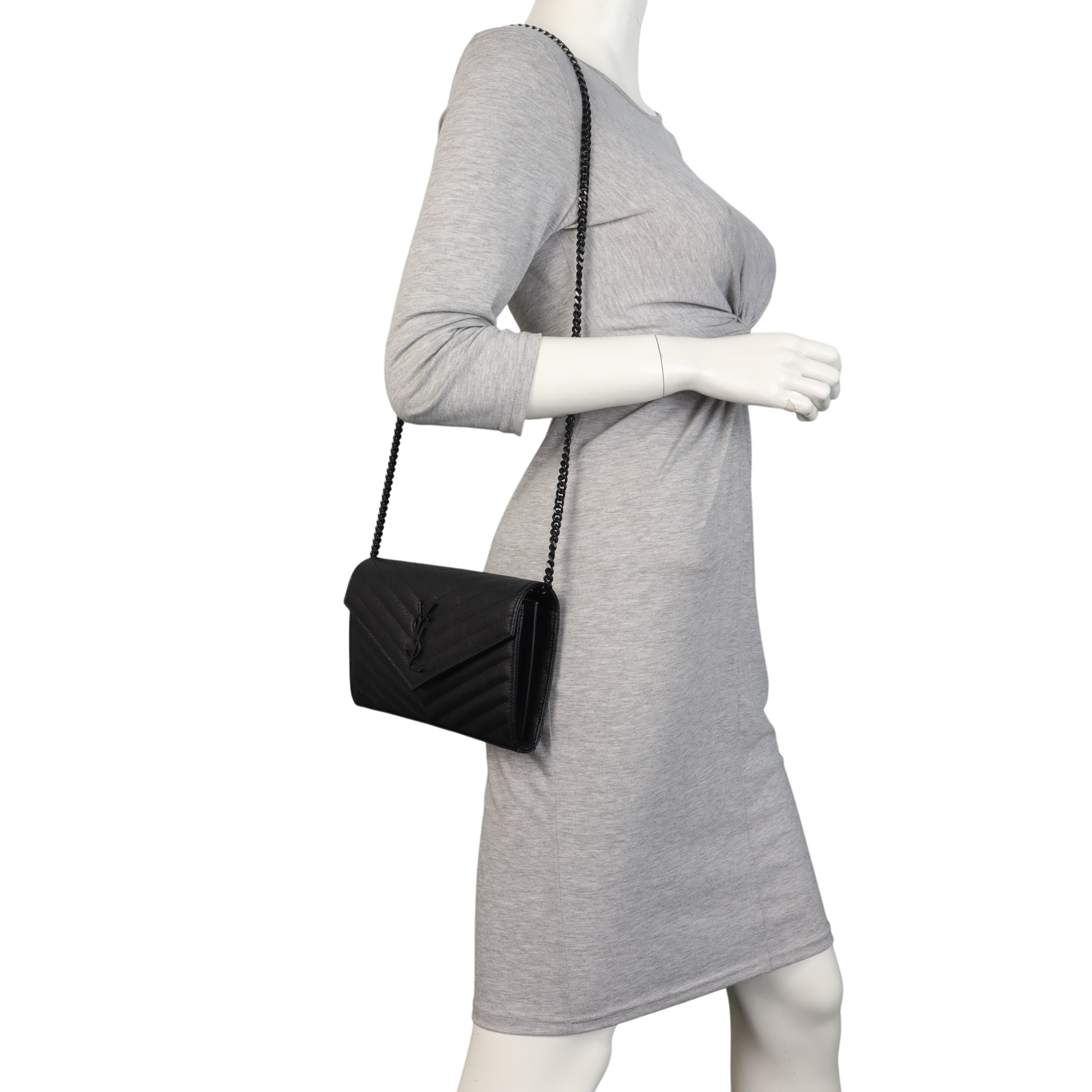 Saint Laurent Cassandre Chain Wallet