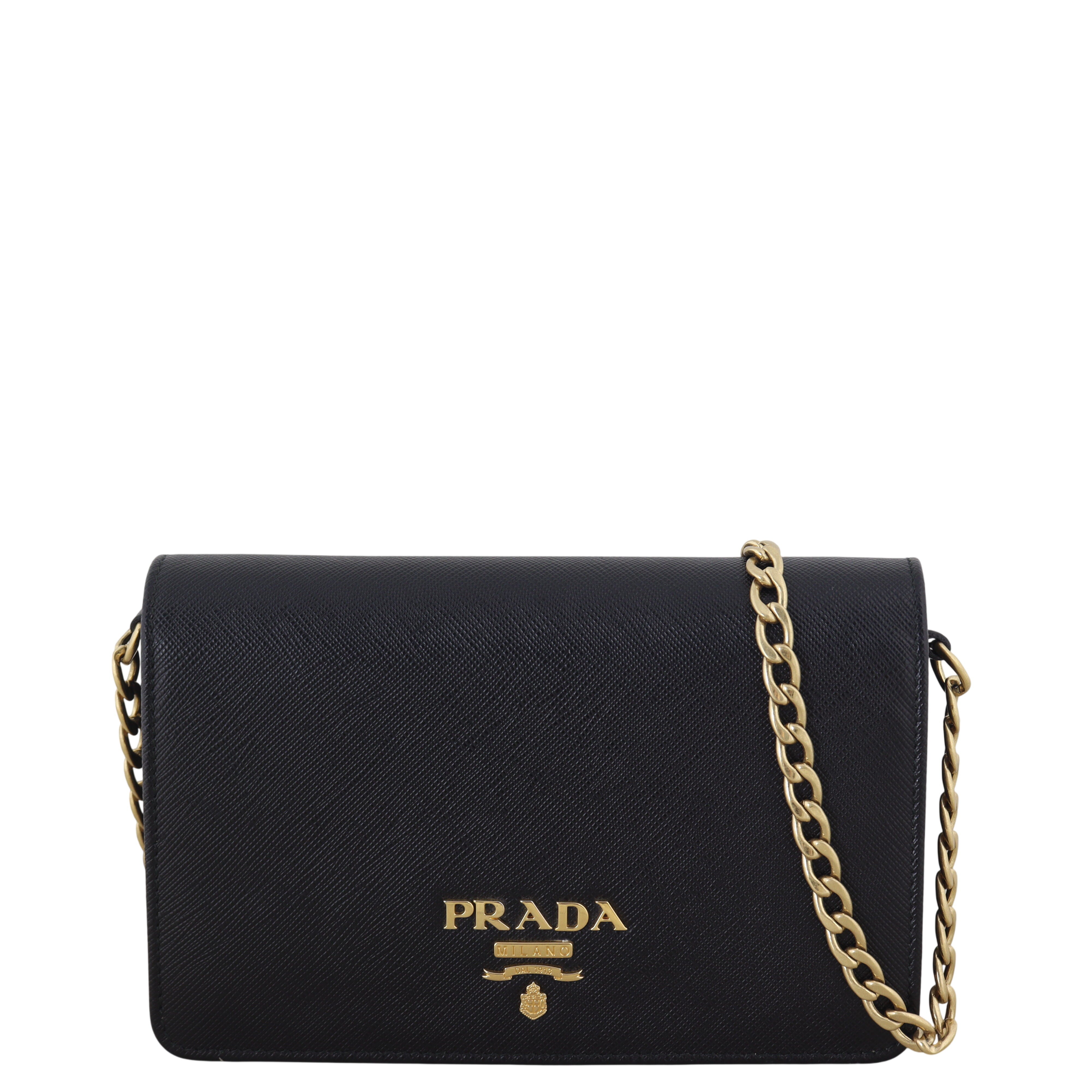 Prada Saffiano Mini Chain Bag