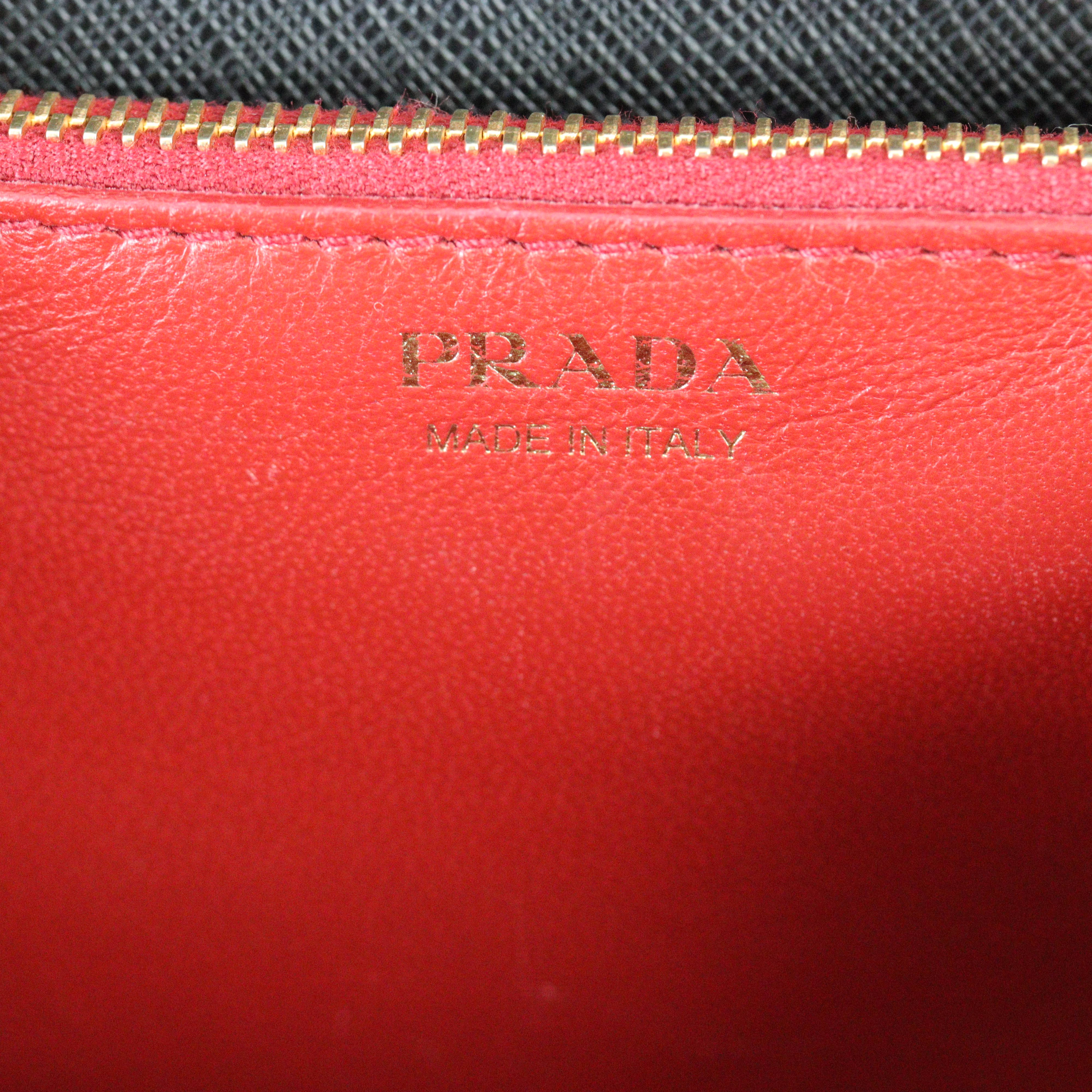 Prada Saffiano Mini Chain Bag