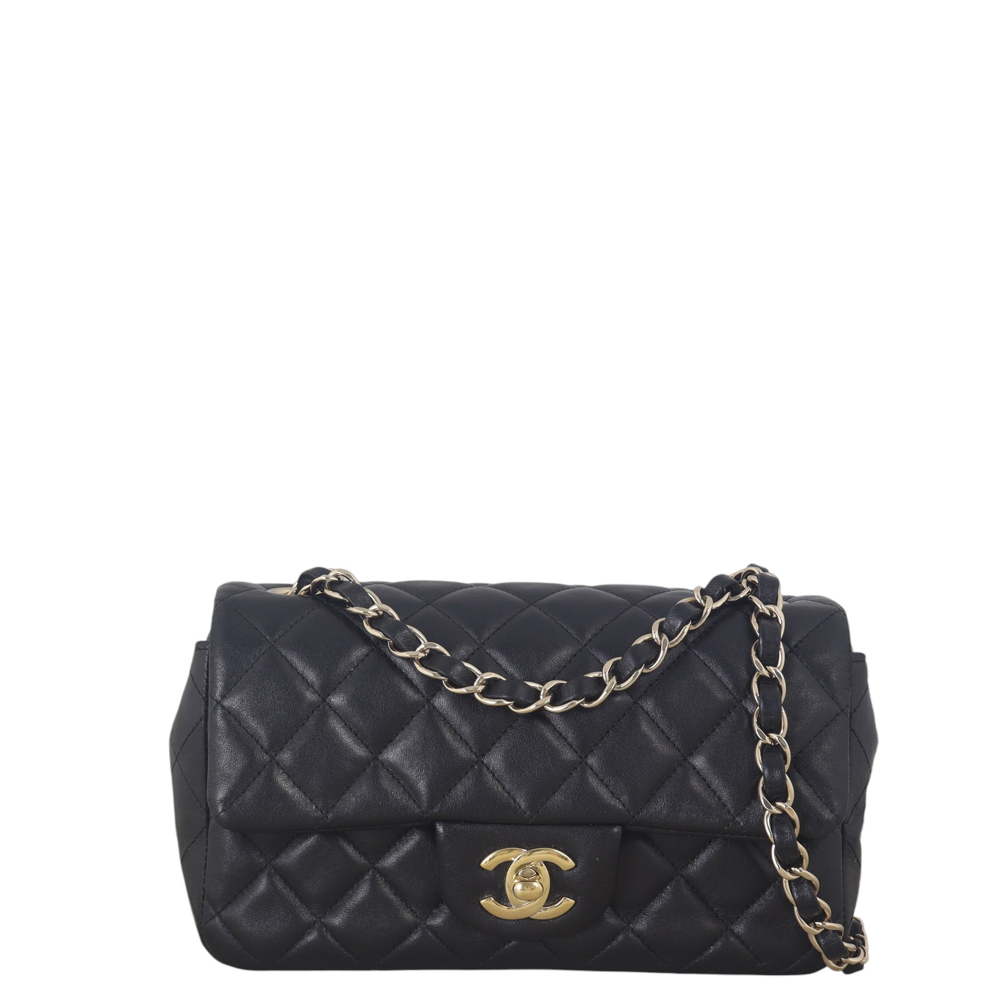 Chanel Classic Flap Mini Rectangular Bag Lambskin