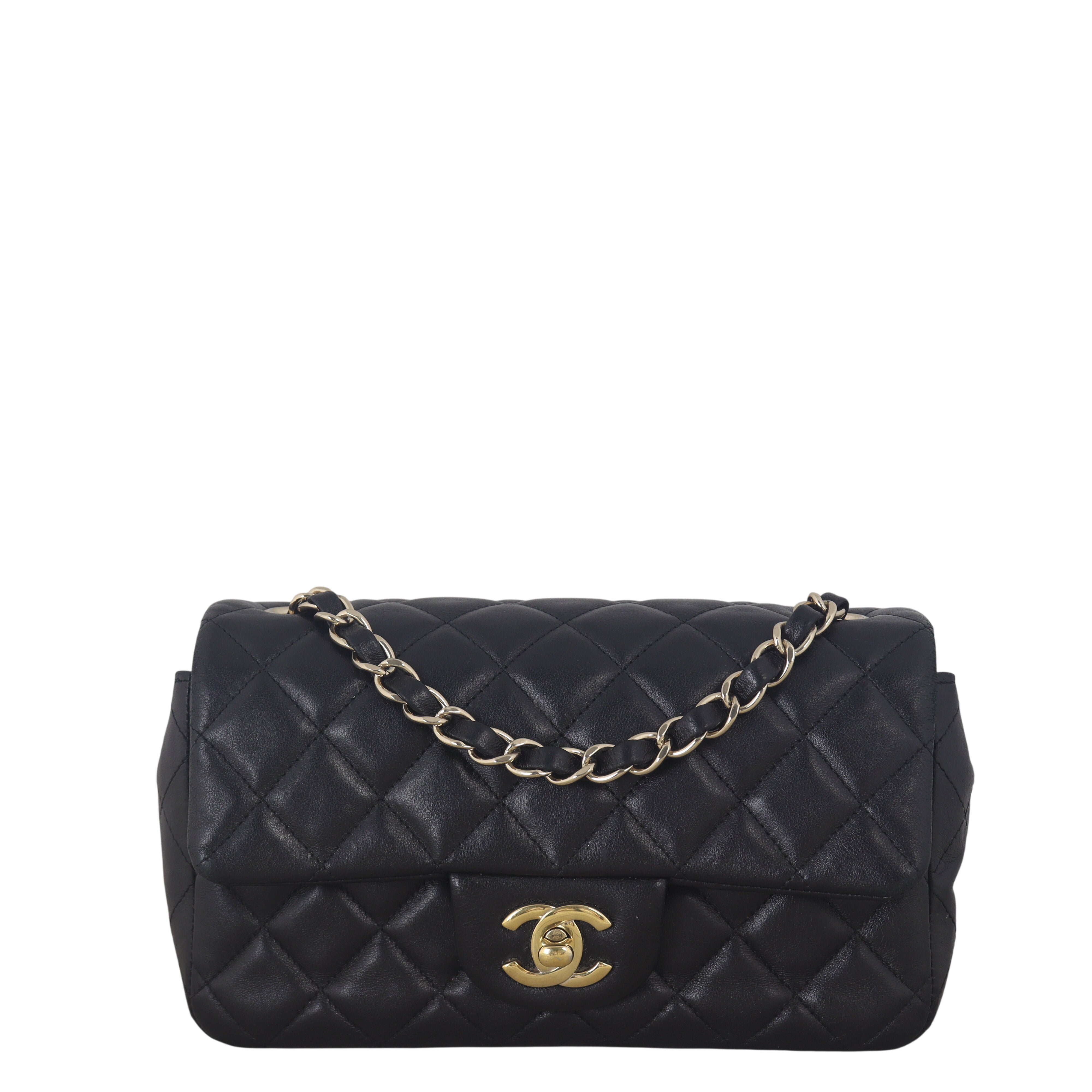 Chanel Classic Flap Mini Rectangular Bag Lambskin