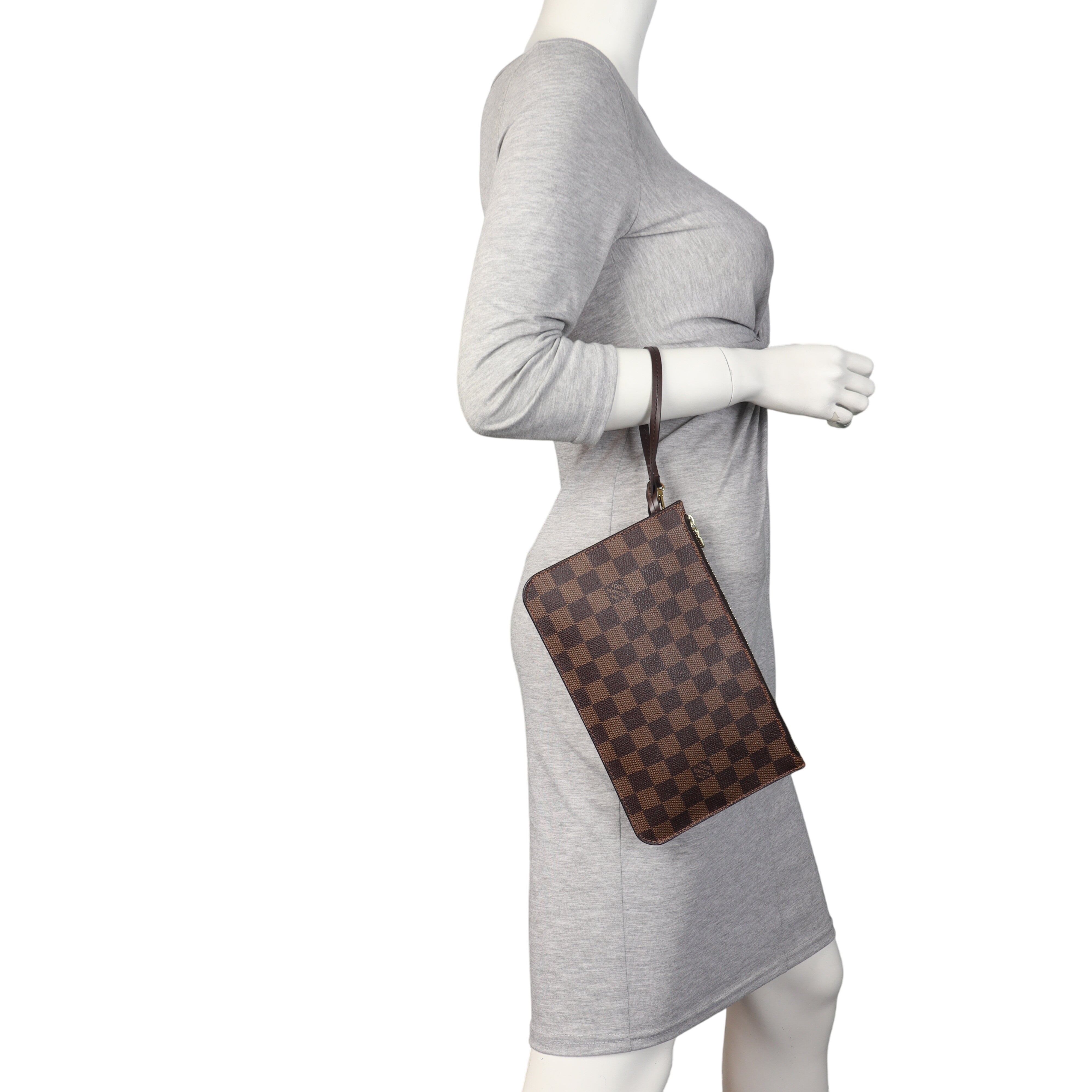 Louis Vuitton Neverfull Pochette Damier Ebene