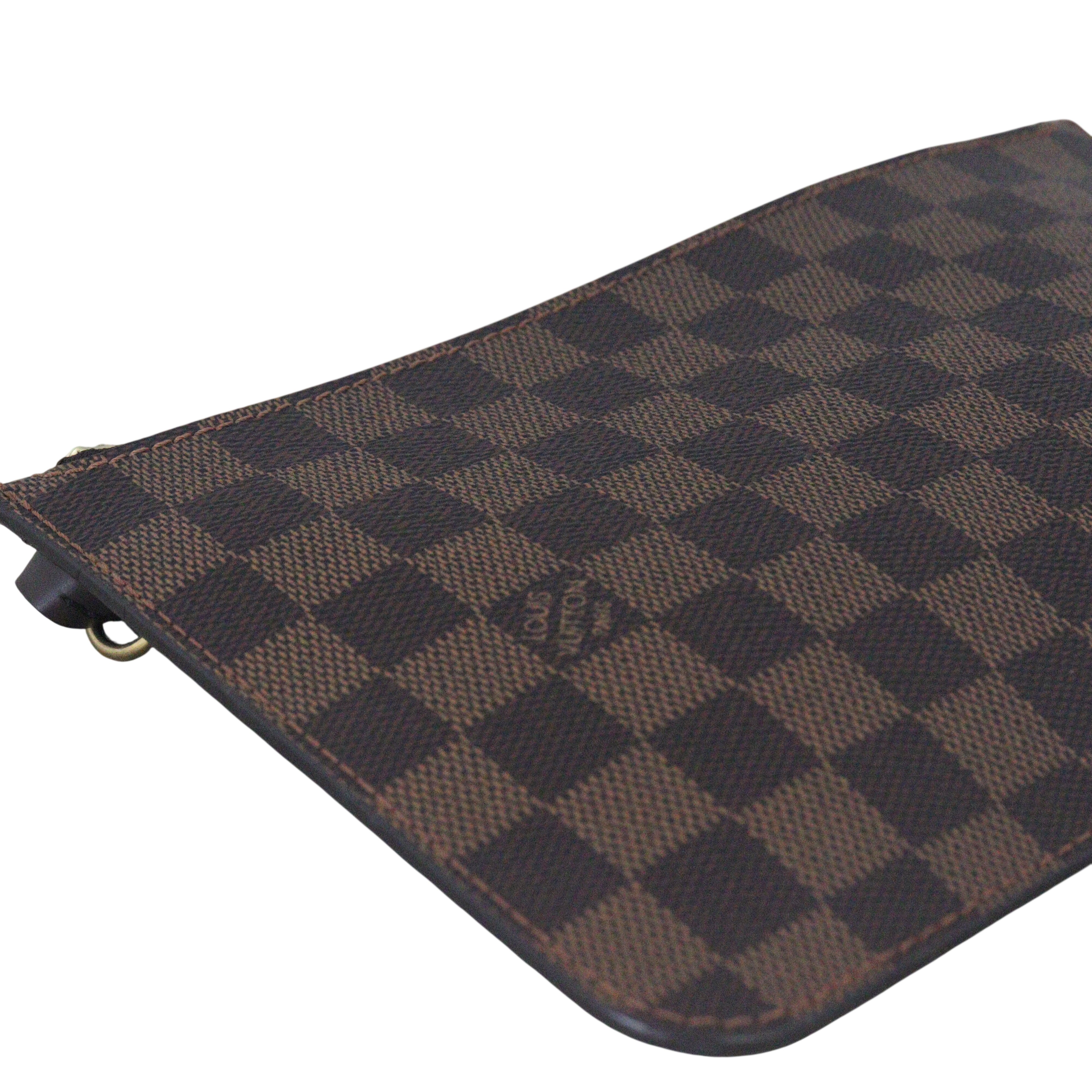 Louis Vuitton Neverfull Pochette Damier Ebene