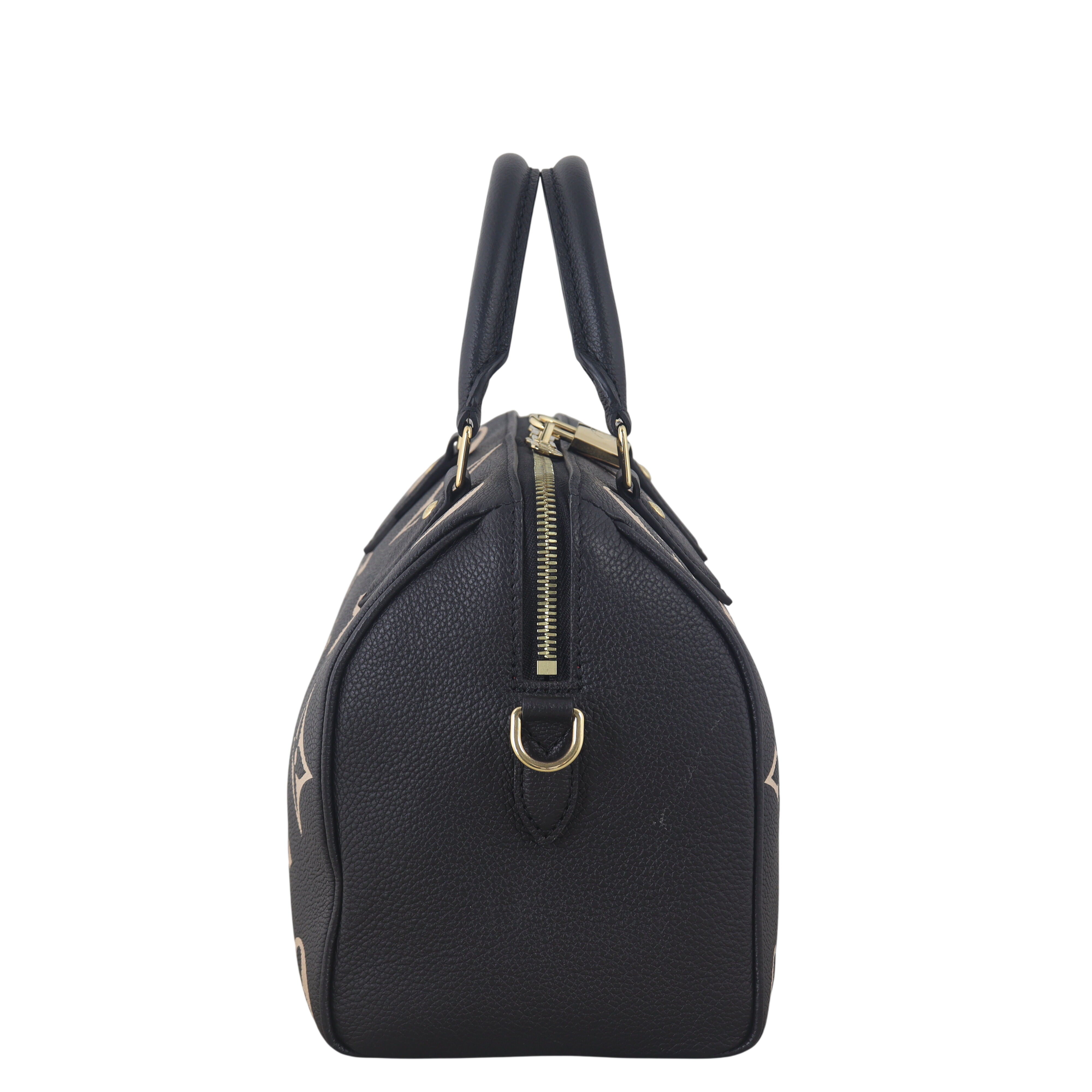 Louis Vuitton Speedy 25 Bandouliere Monogram Empreinte Giant Bicolour