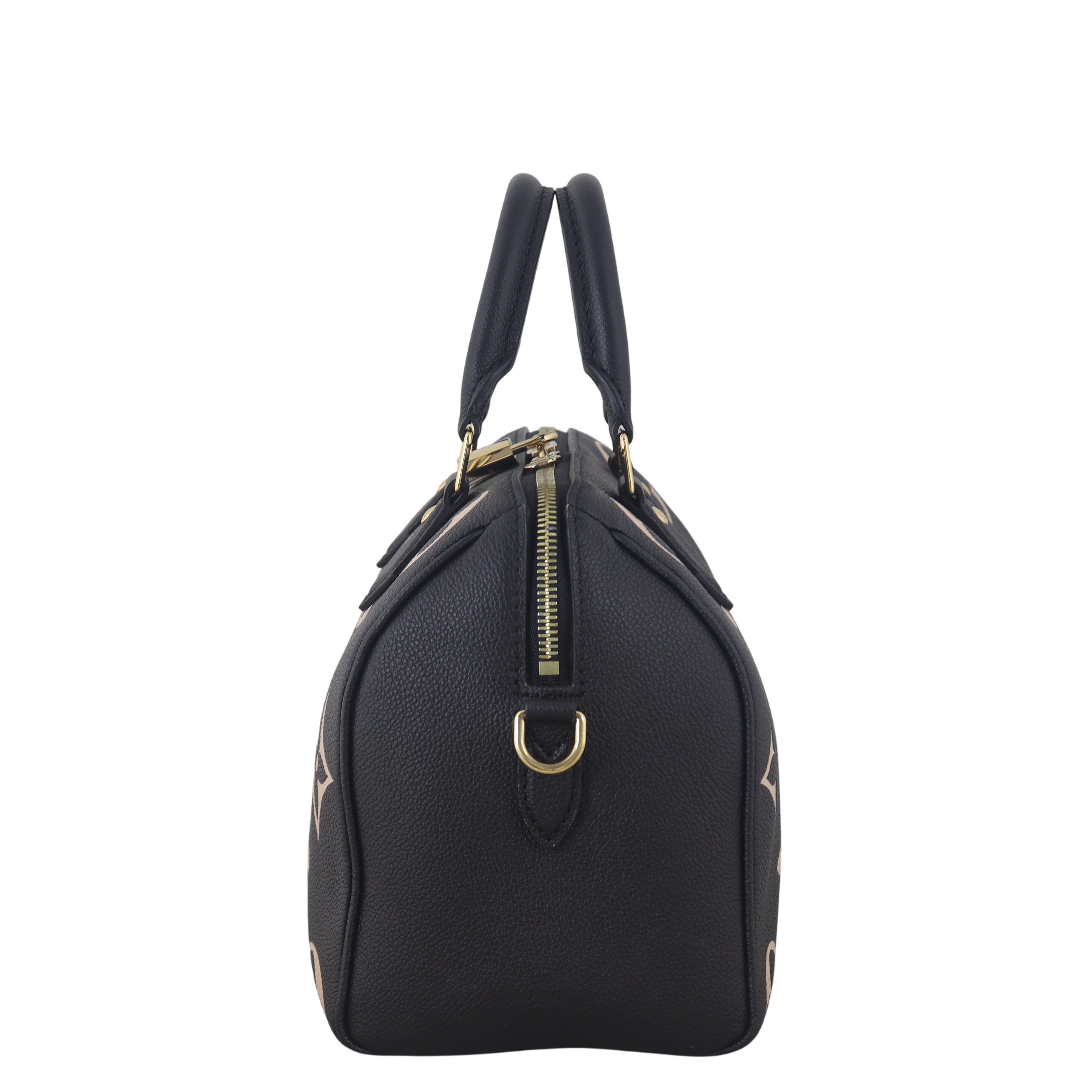 Louis Vuitton Speedy 25 Bandouliere Monogram Empreinte Giant Bicolour