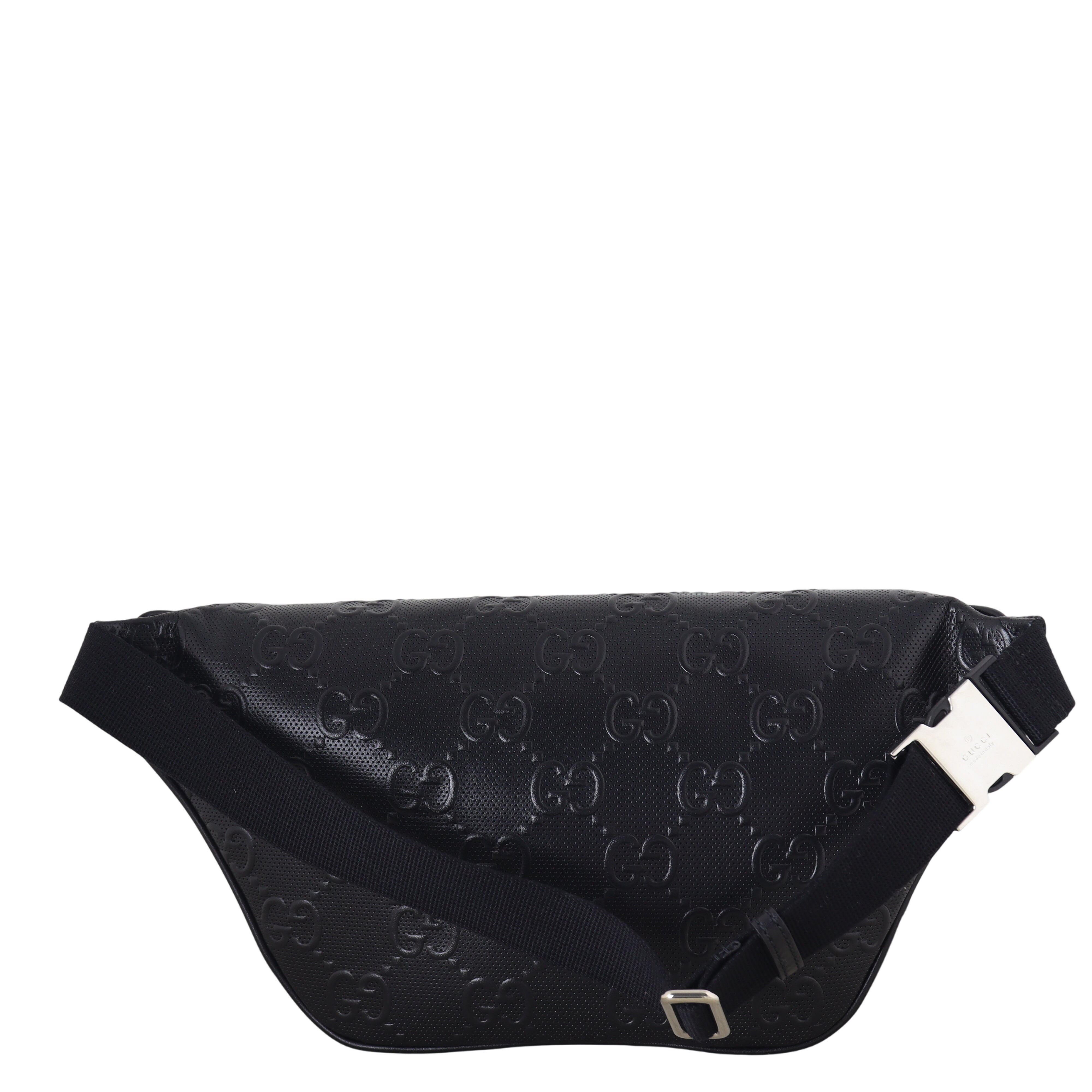 Gucci GG Embossed Leather Belt Bag