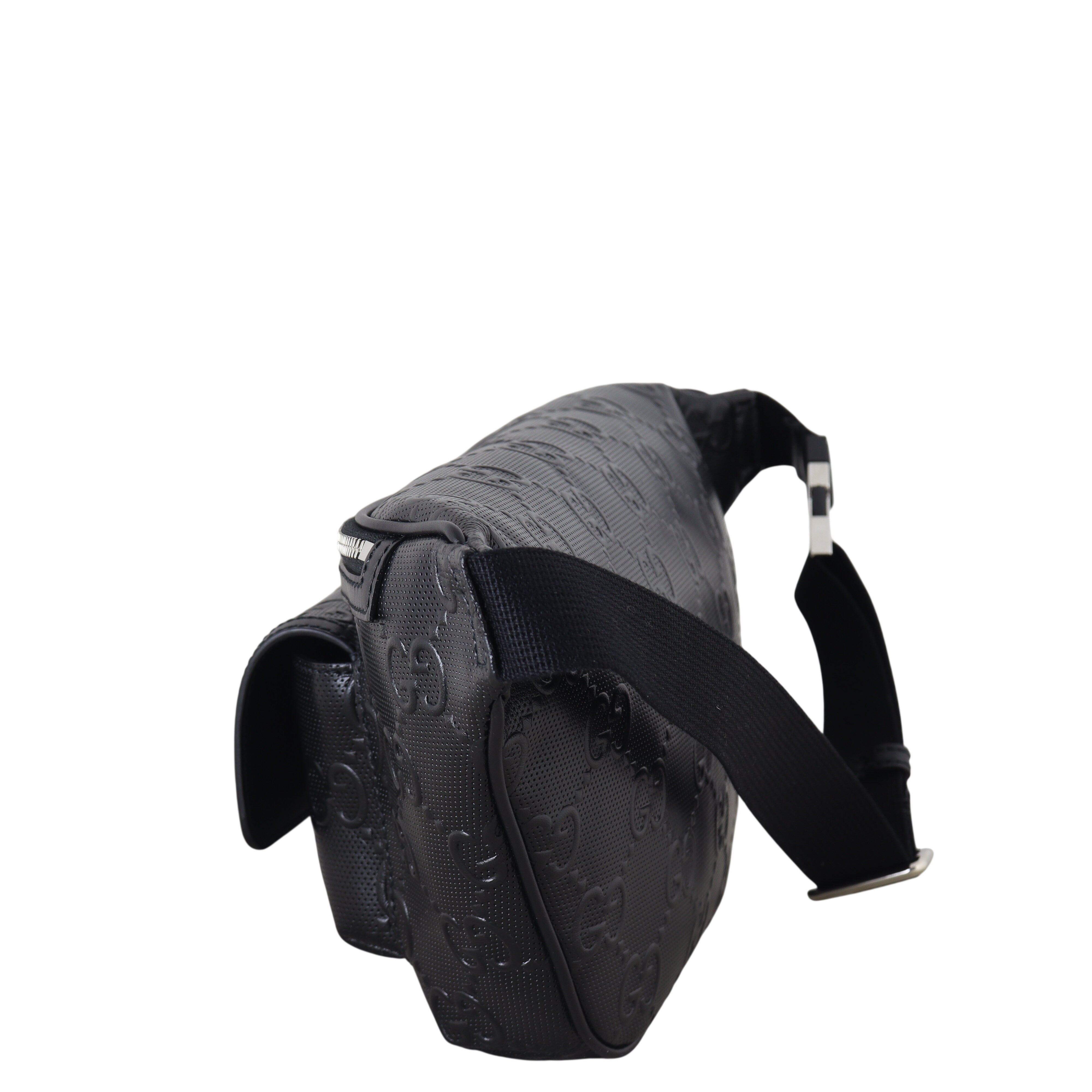 Gucci GG Embossed Leather Belt Bag