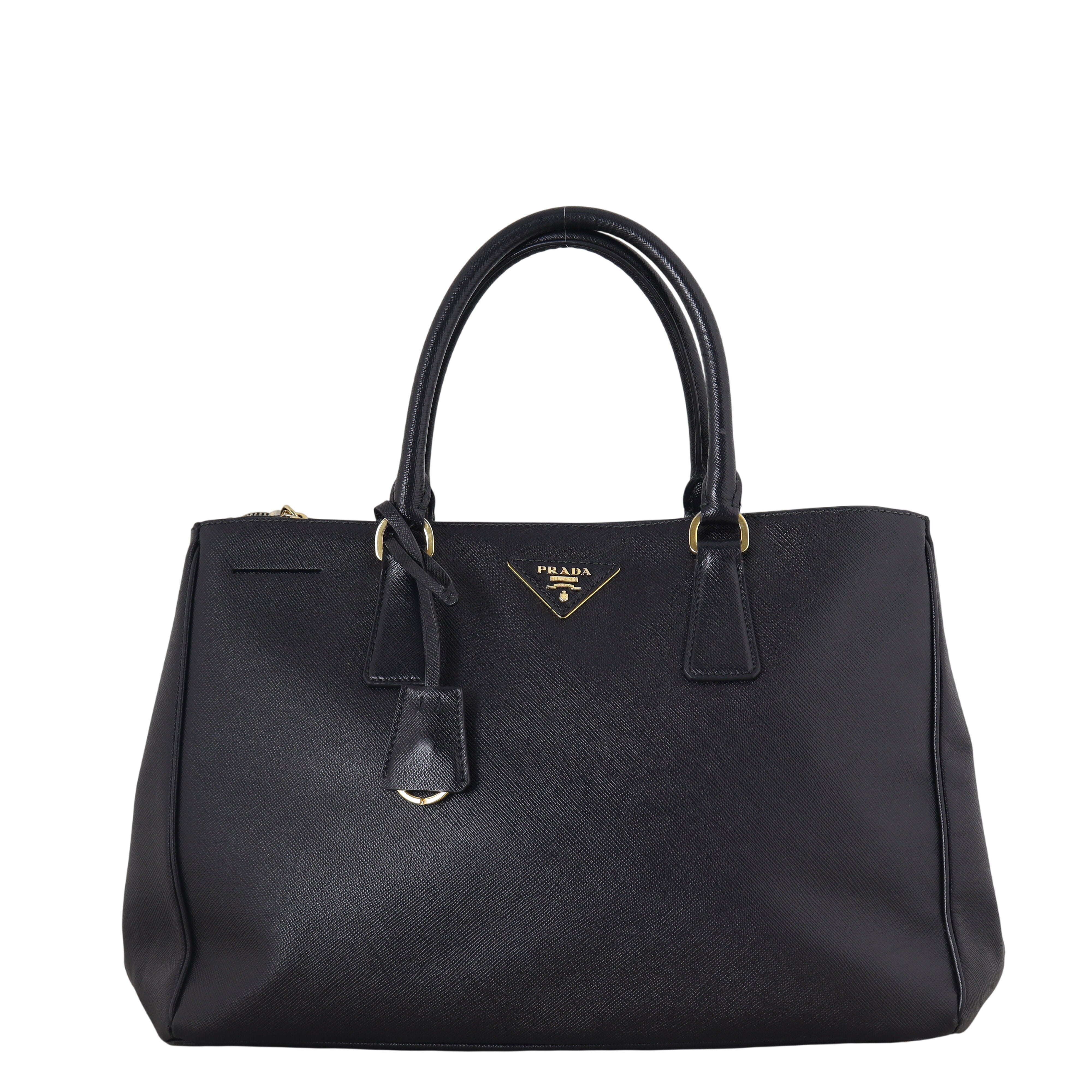 Prada Saffiano Lux Galleria Double Zip Tote Medium