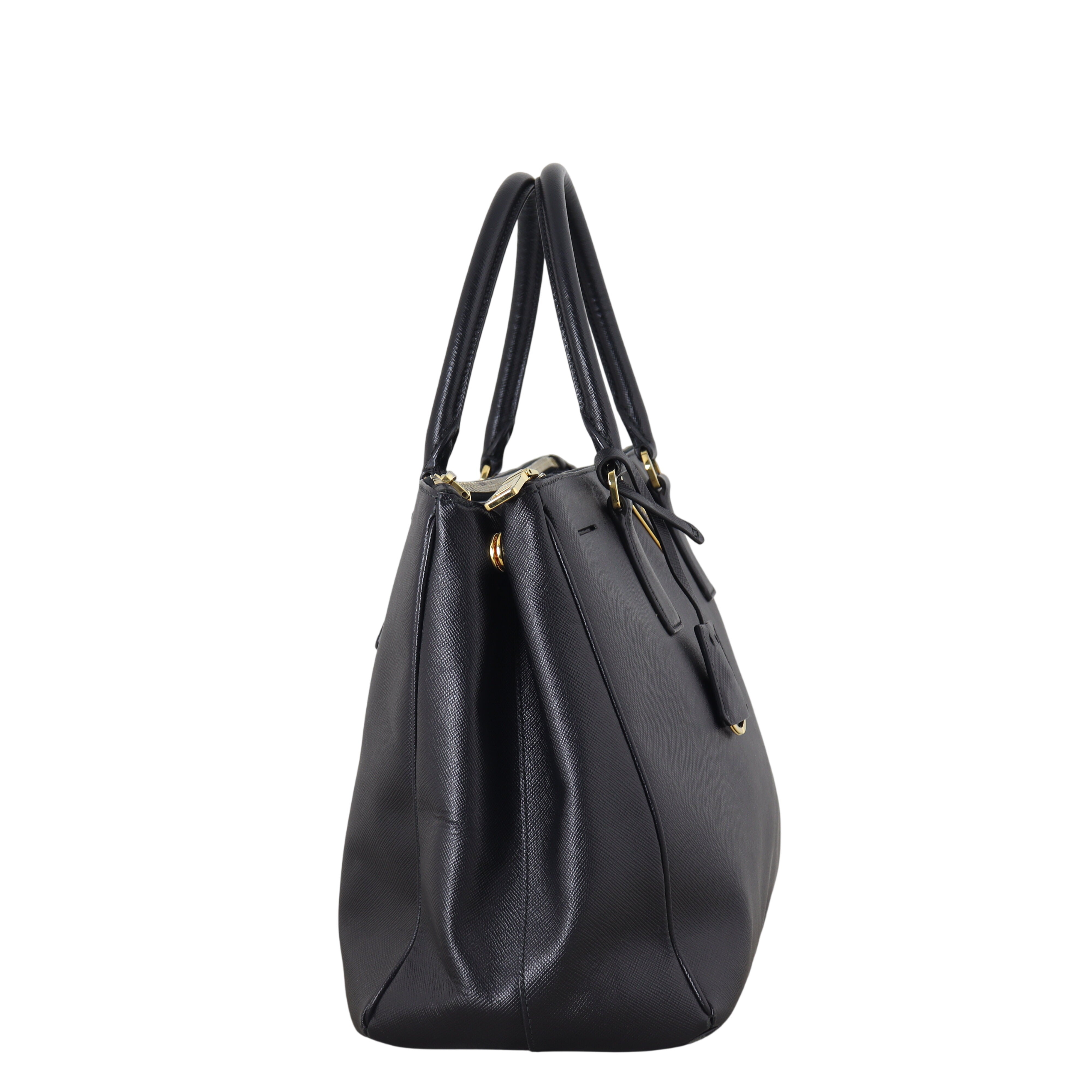 Prada Saffiano Lux Galleria Double Zip Tote Medium