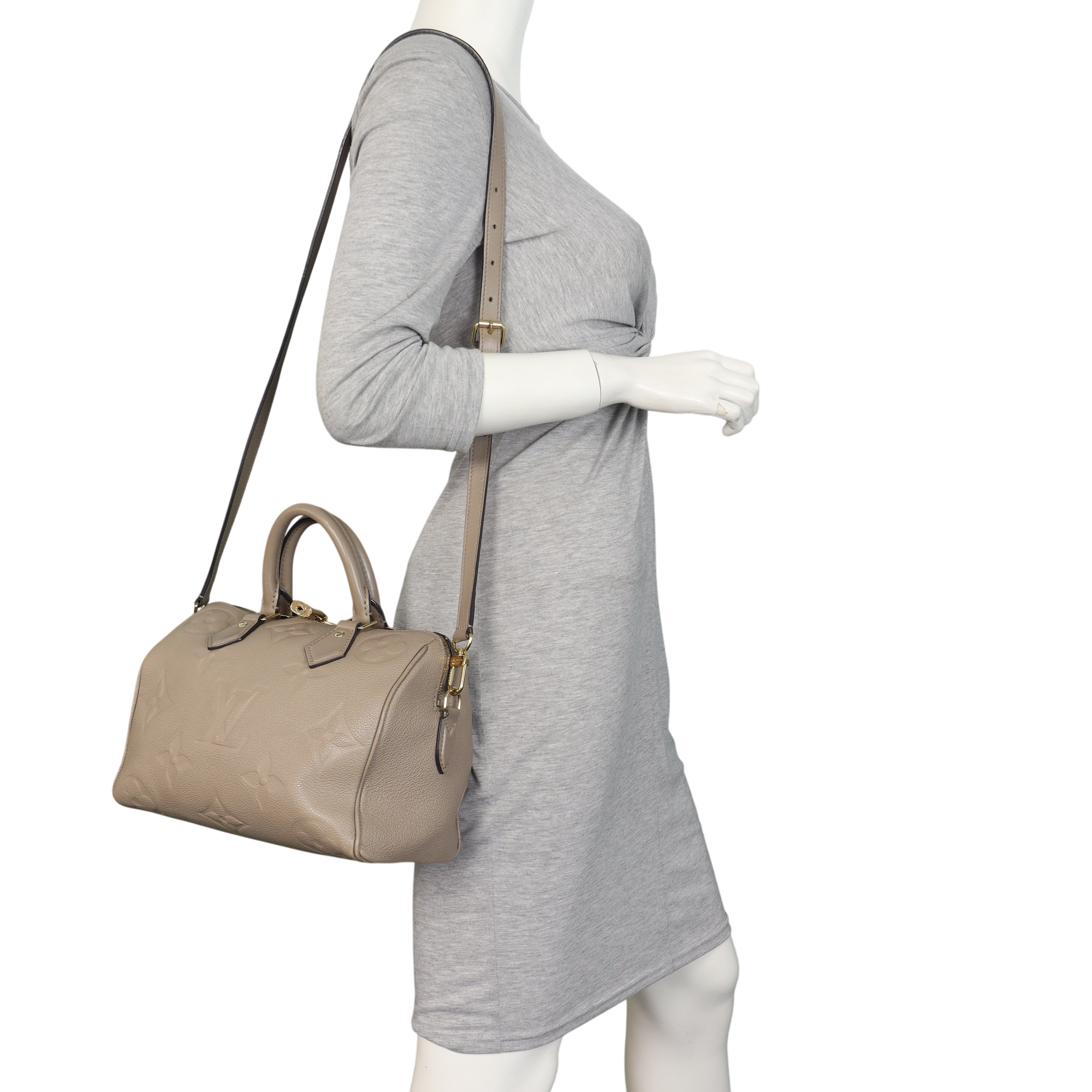 Louis Vuitton Speedy 25 Bandouliere Monogram Empreinte Giant