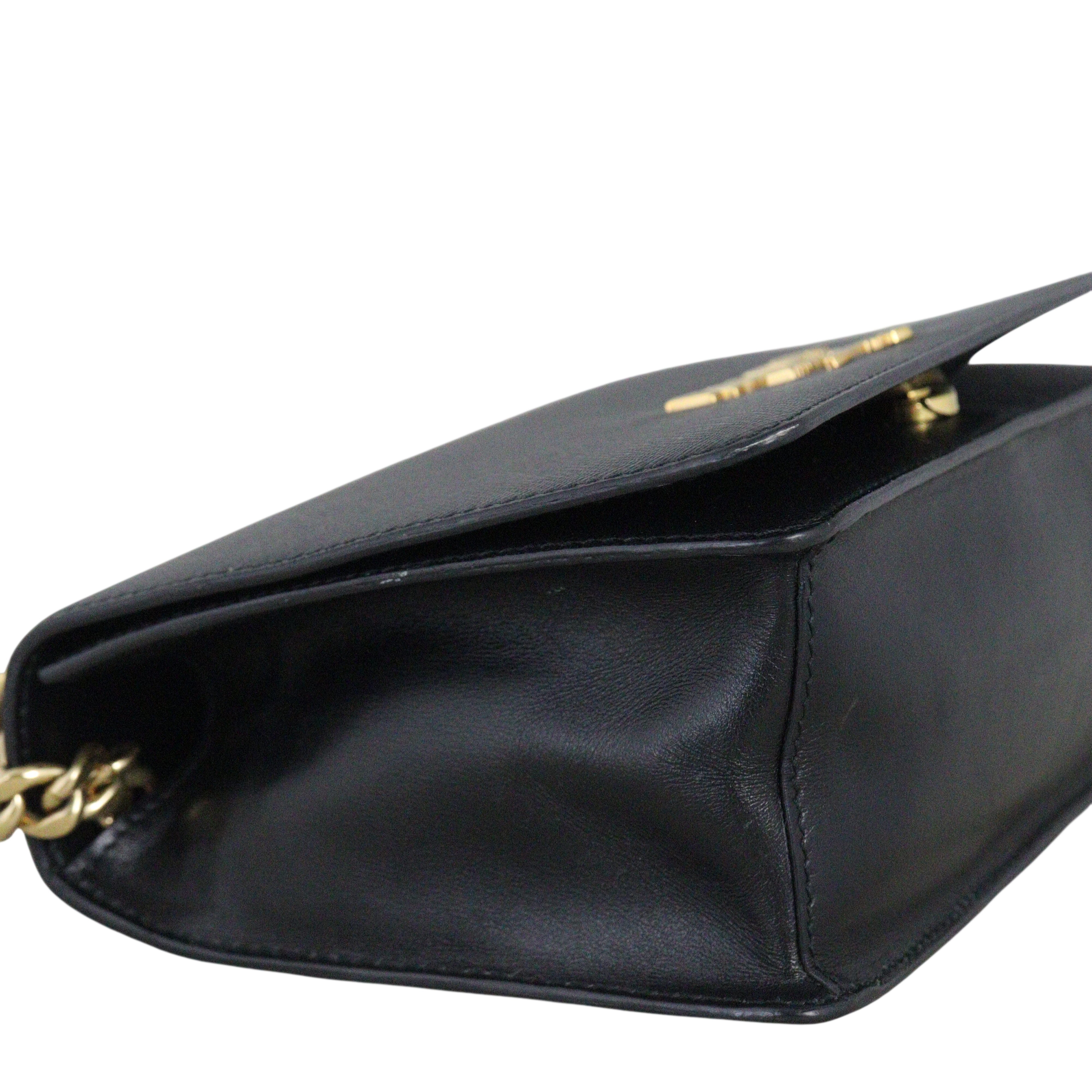 Prada Saffiano Lux Chain Flap Bag