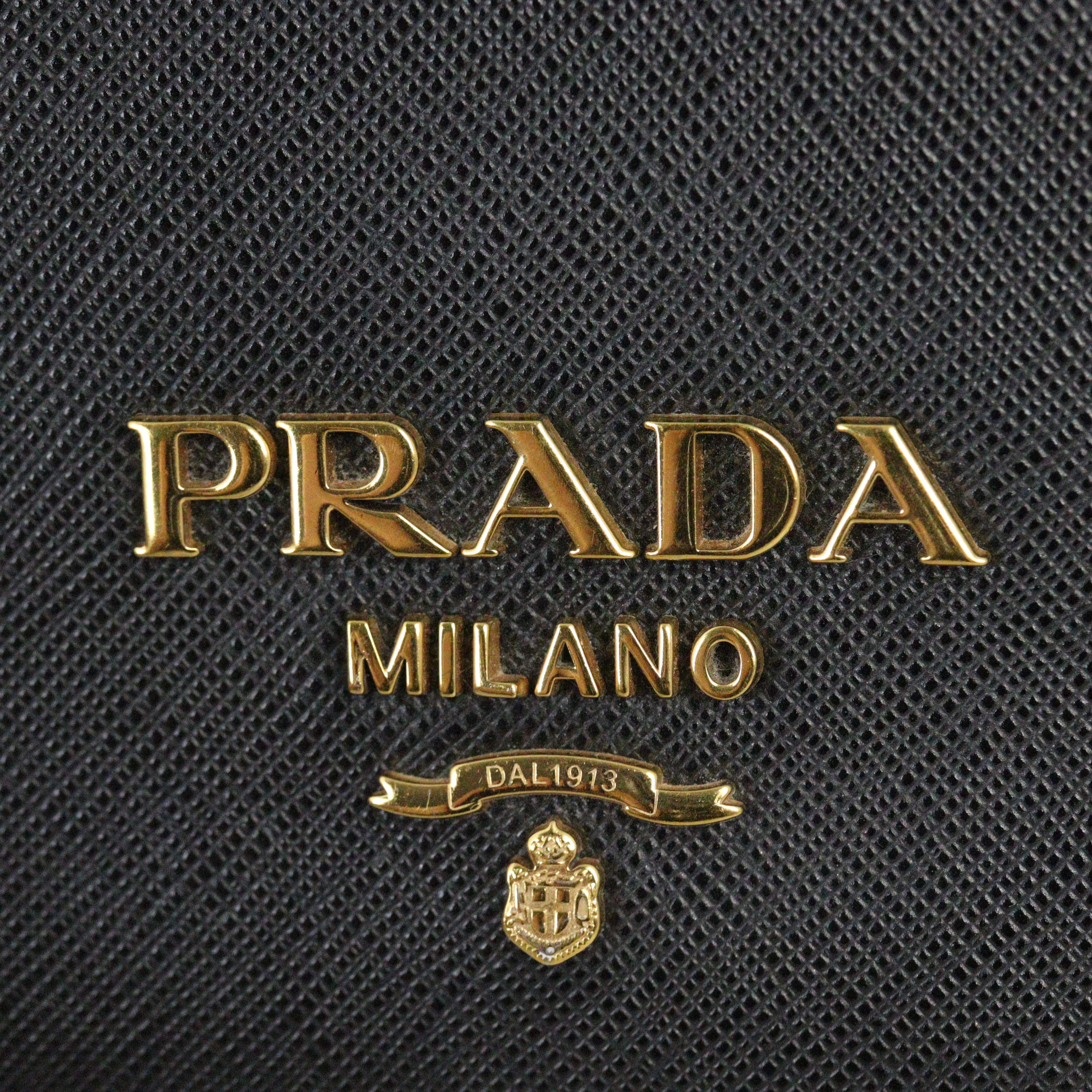Prada Saffiano Lux Chain Flap Bag