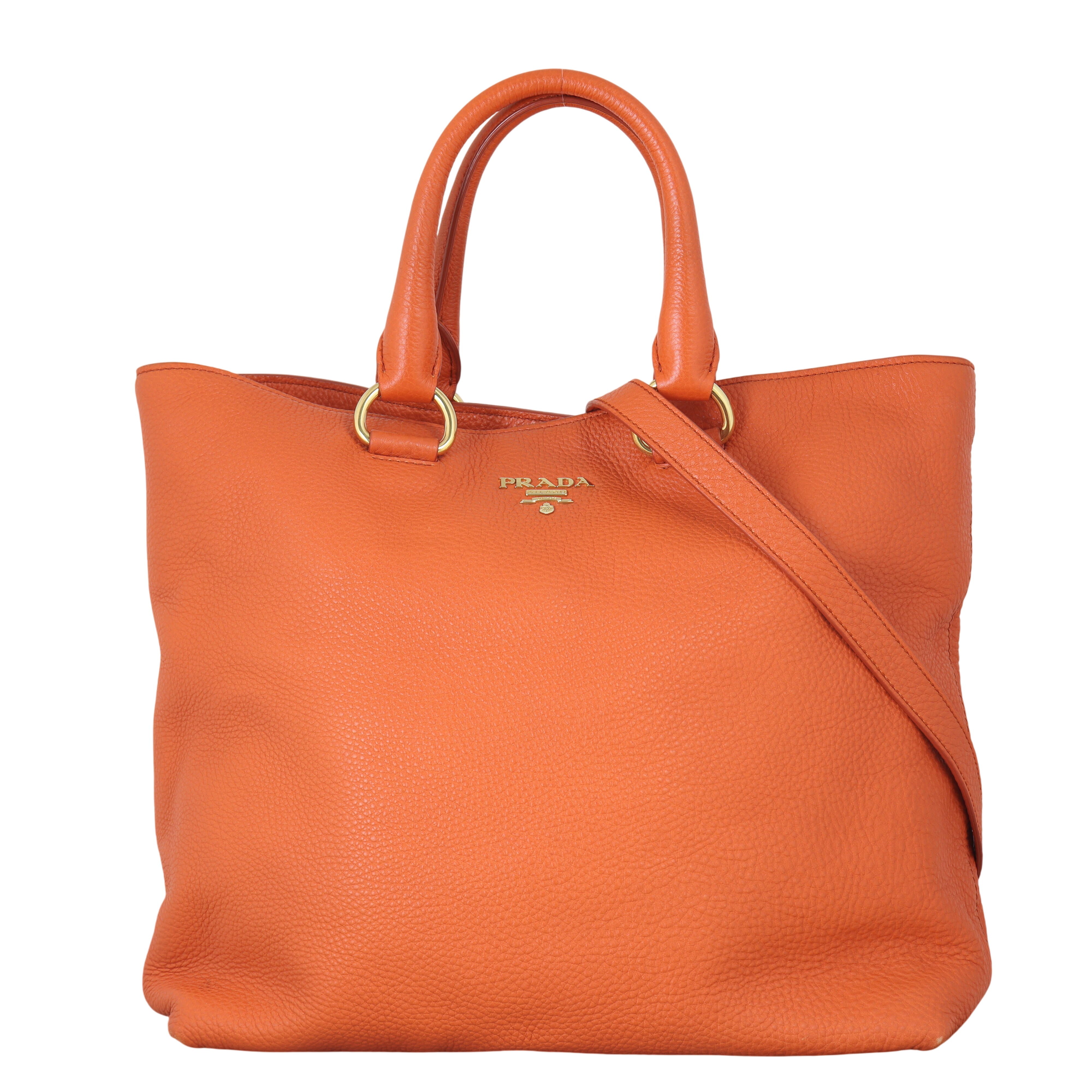 Prada Vitello Daino Shopping Tote