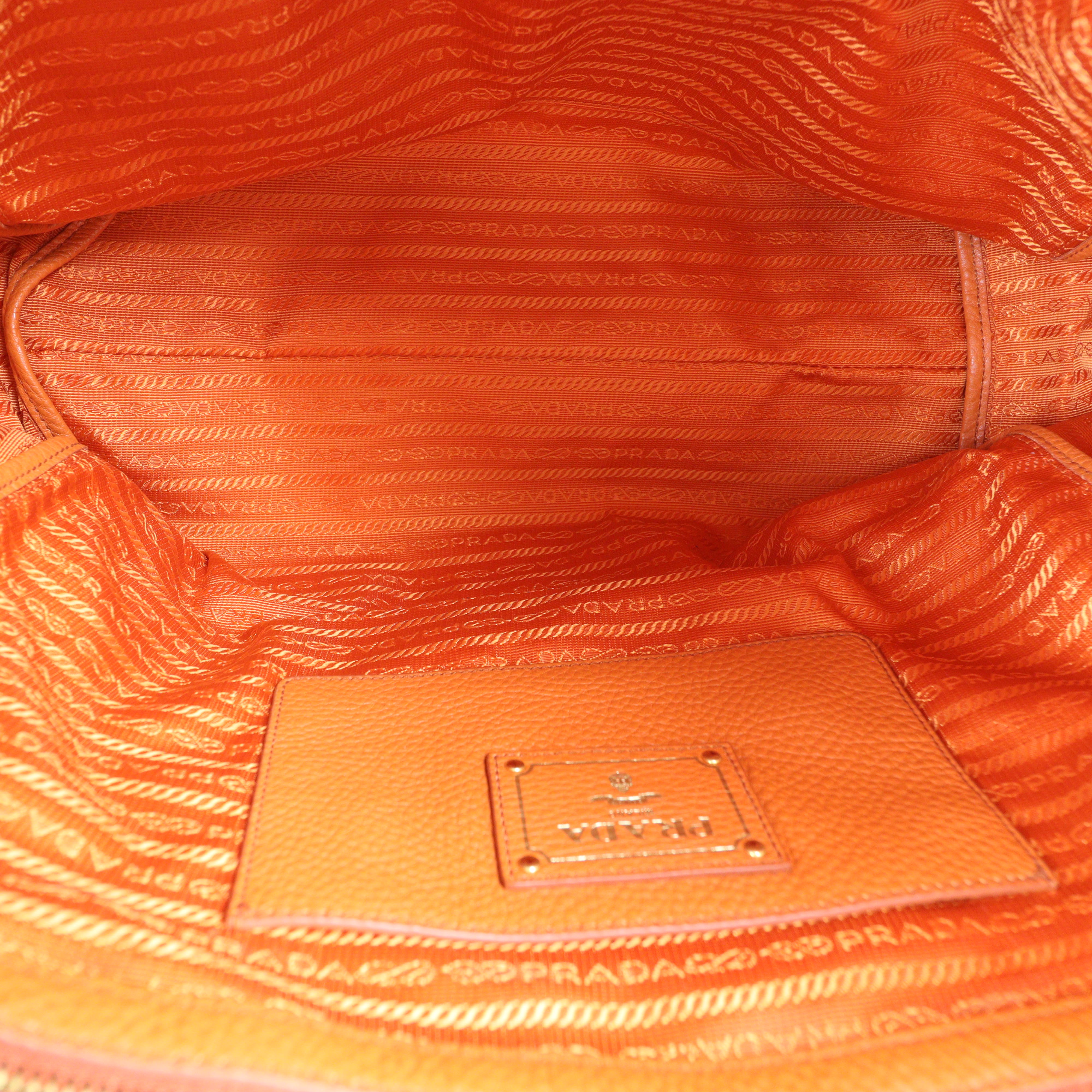 Prada Vitello Daino Shopping Tote