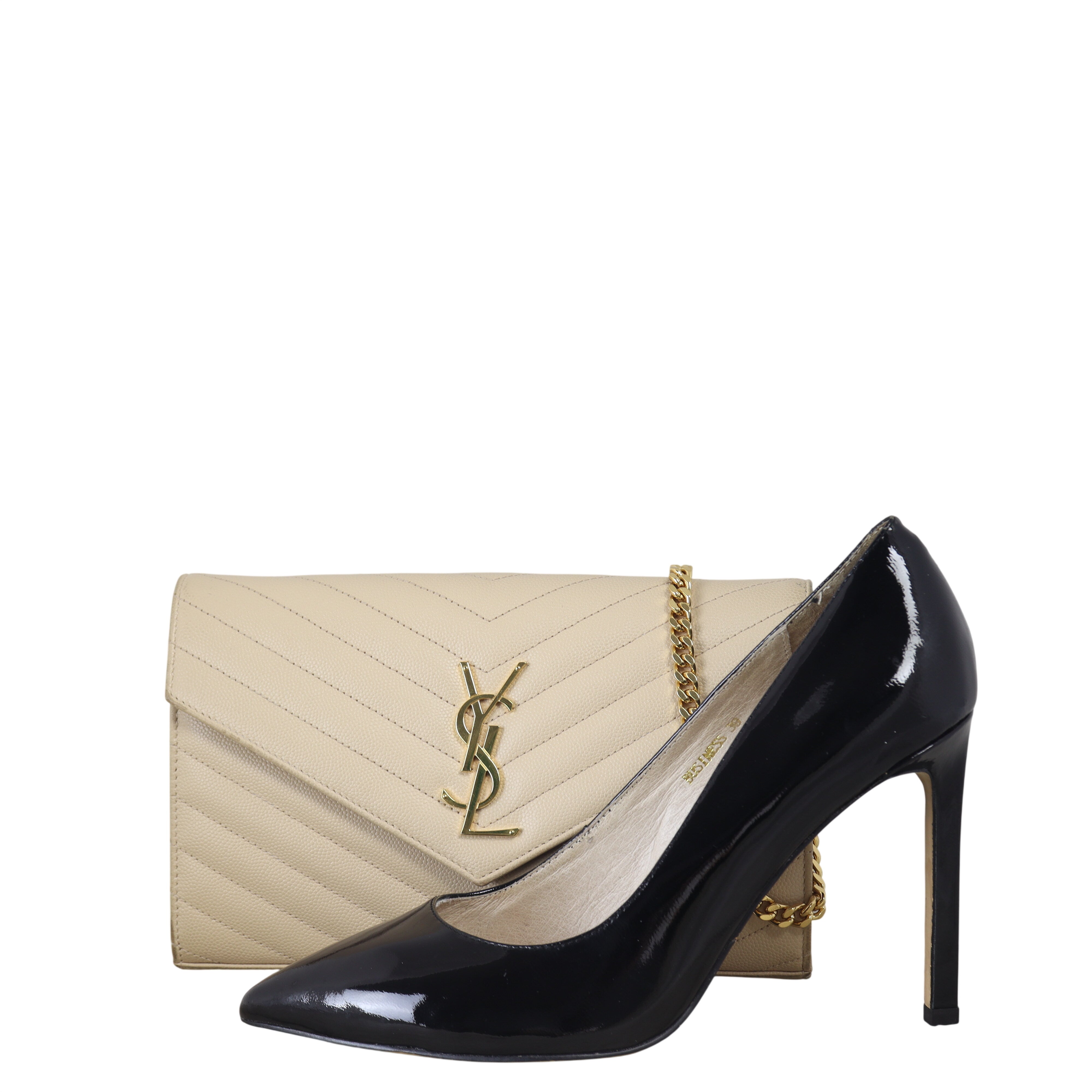 Saint Laurent Cassandre Chain Wallet