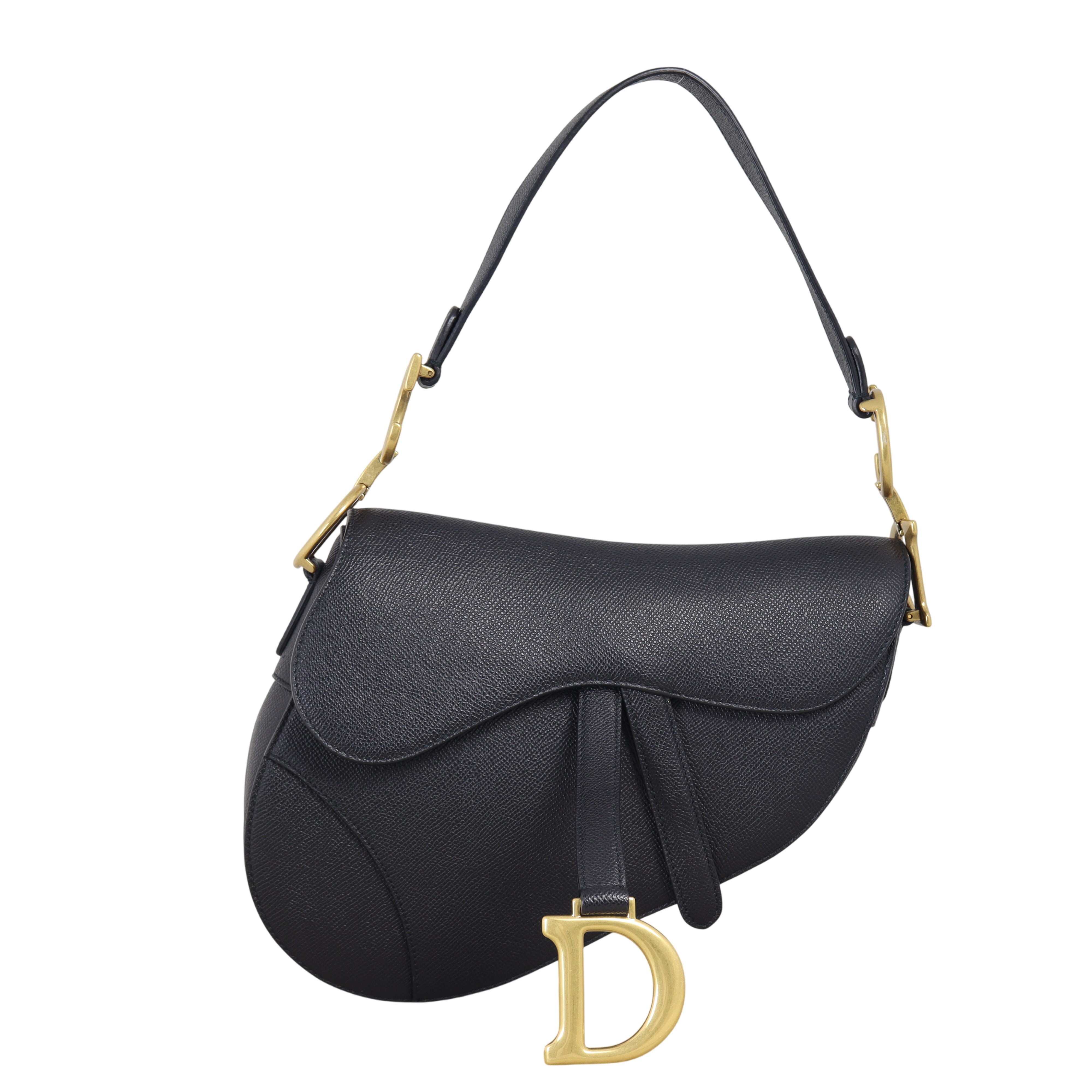 Dior Saddle Bag with Embroidered Strap