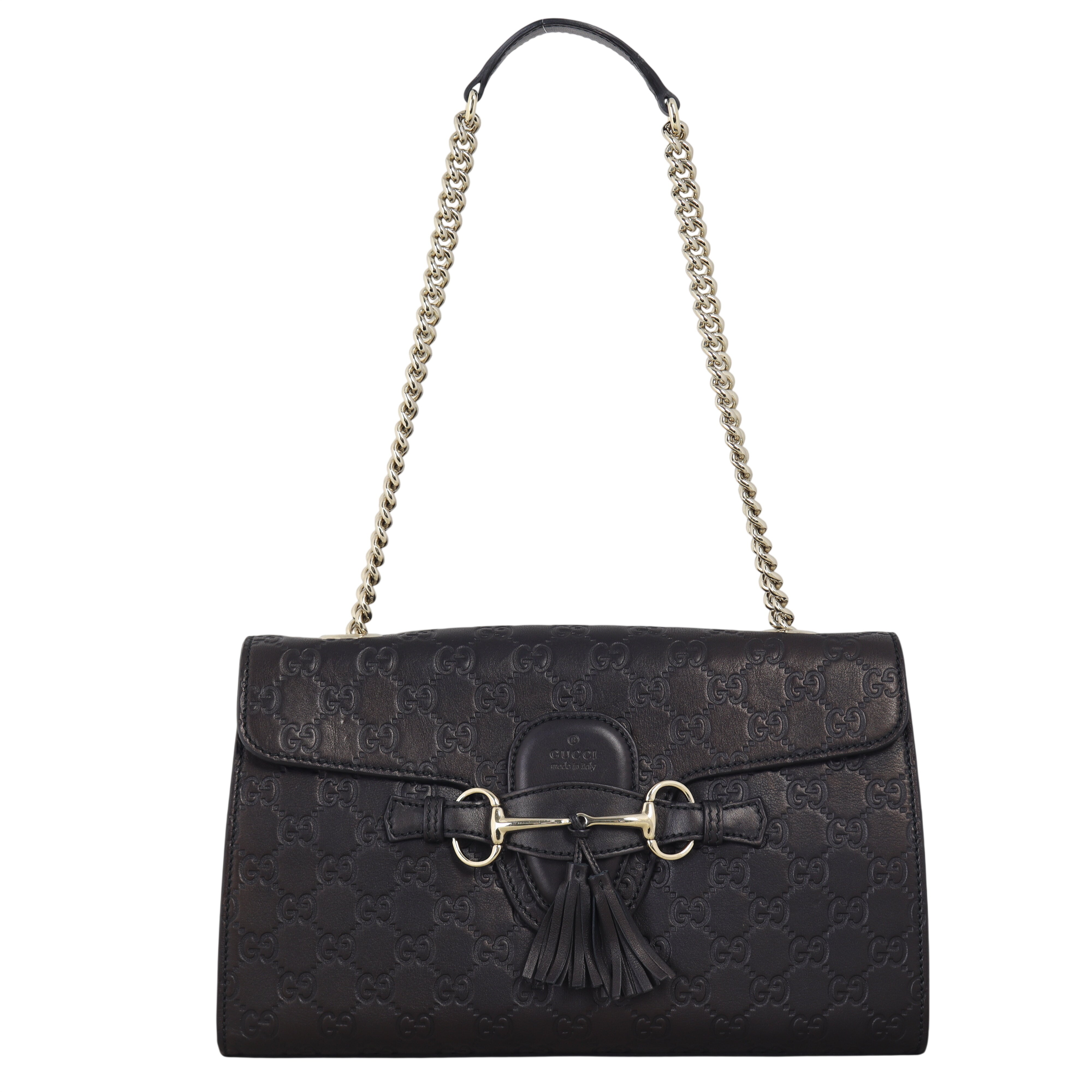 Gucci Emily Guccissima Medium Chain Shoulder Bag
