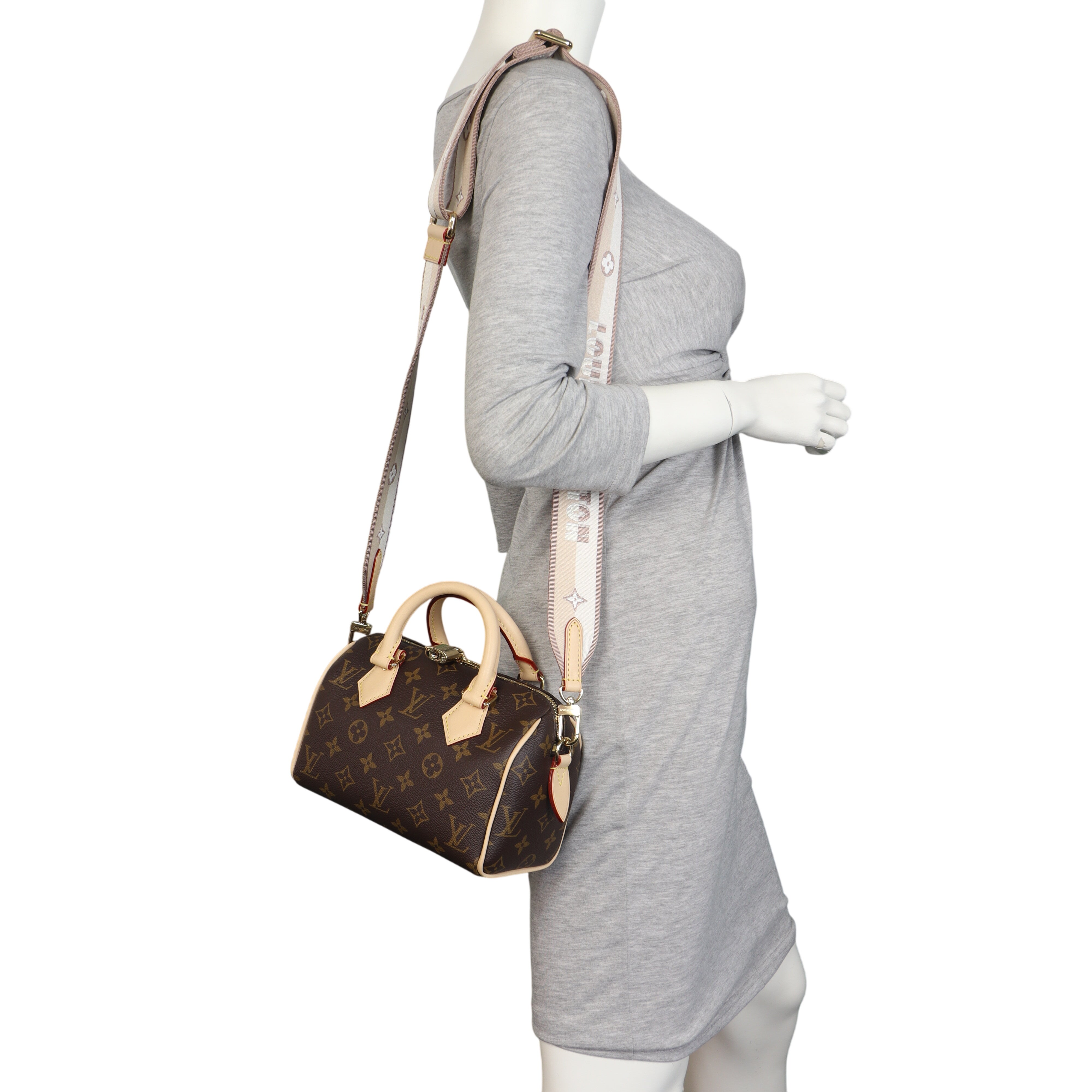 Louis Vuitton Speedy 20 Bandouliere Monogram with Embroidered Strap