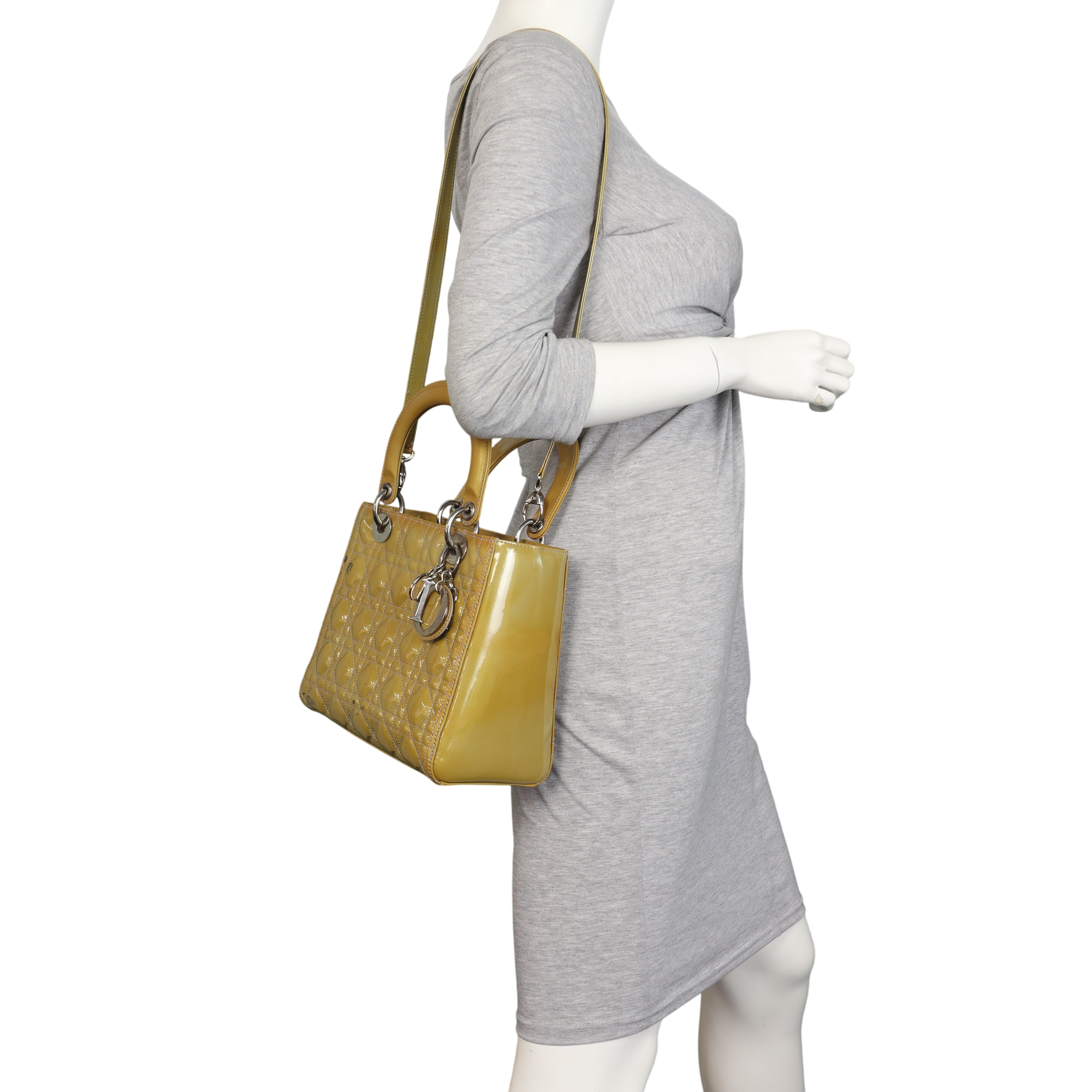 Dior Lady Dior Medium Patent